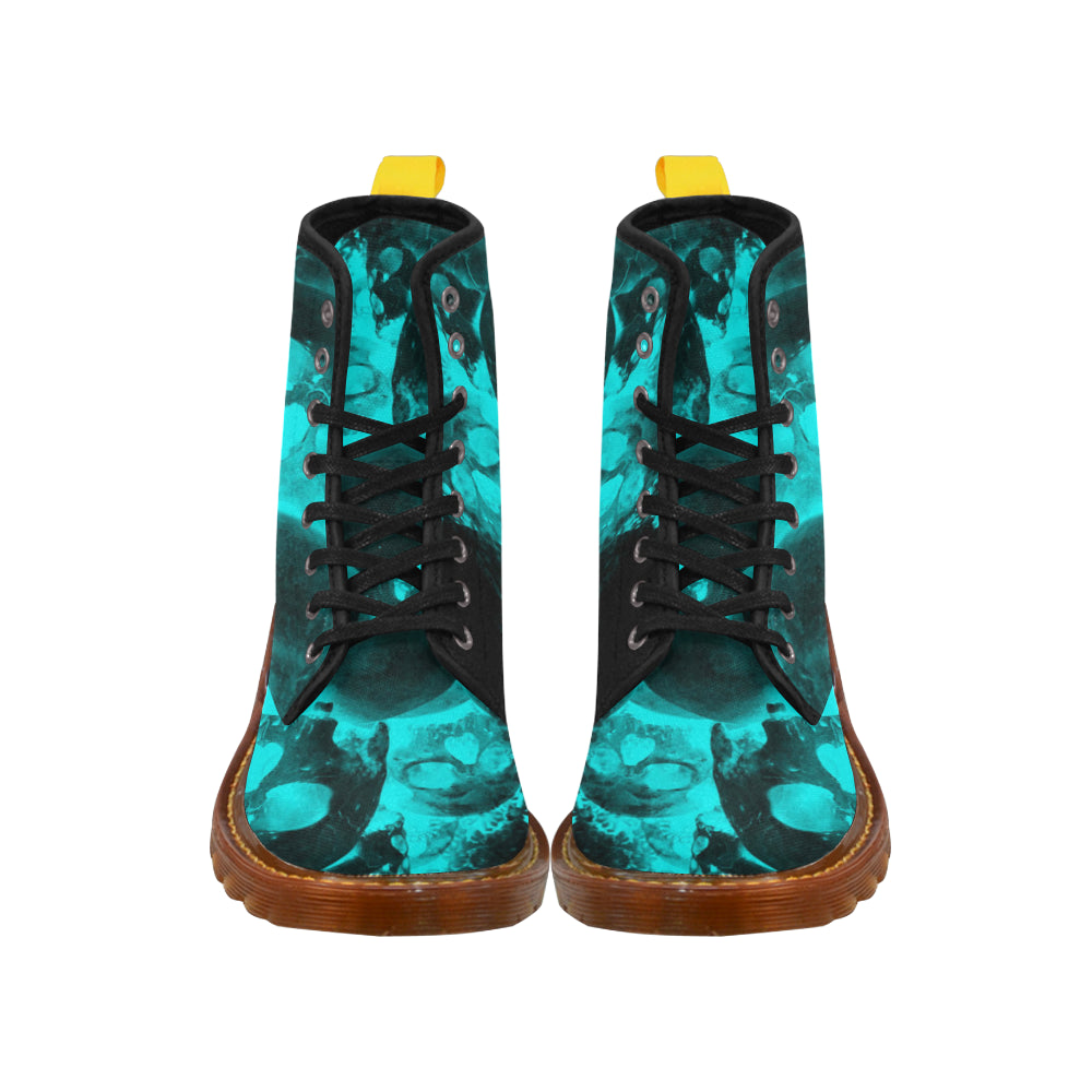 Martin Boots For Men Cool Skull
