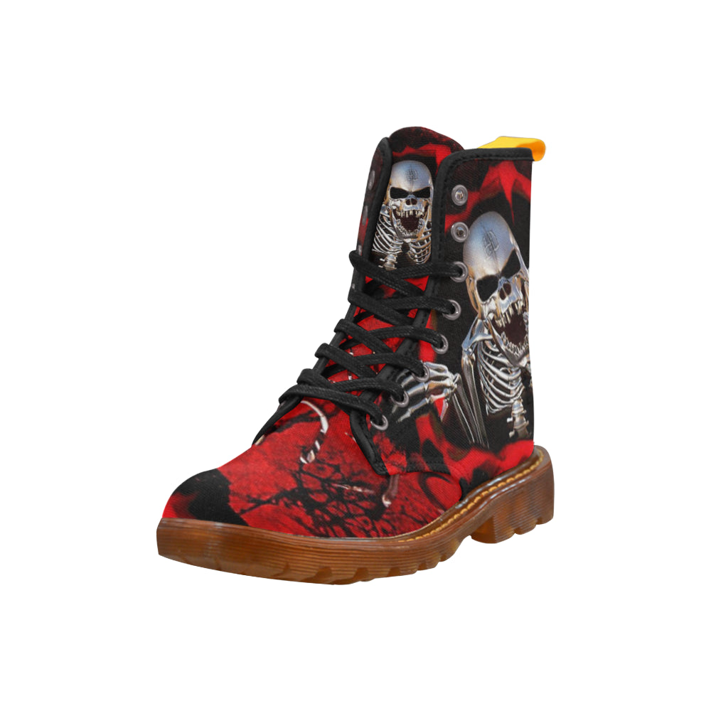 Martin Boots For Women Awful Skull