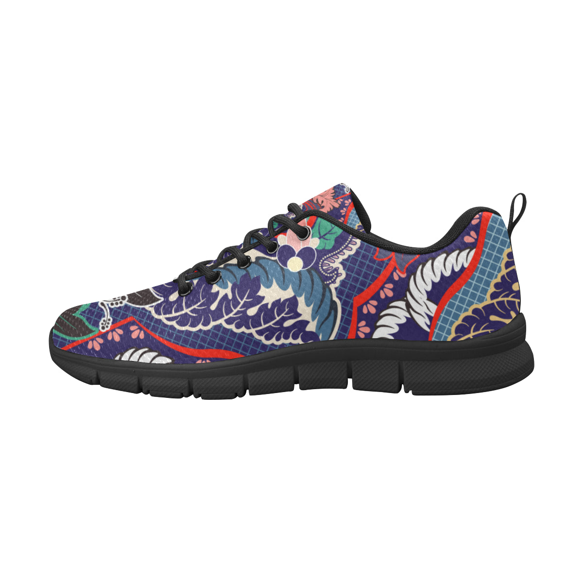 indian seamless pattern Women's Breathable Running Shoes (Model 055)
