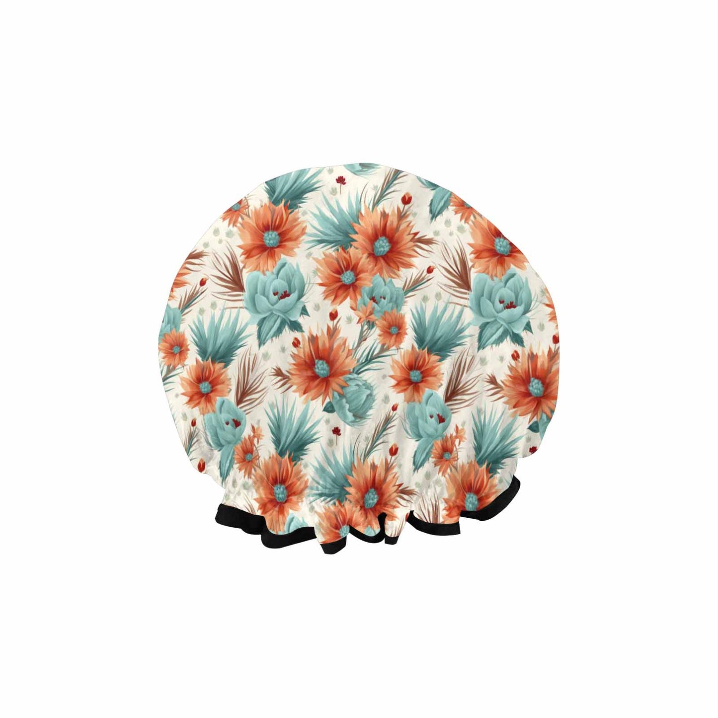 Boho Floral  Shower Cap