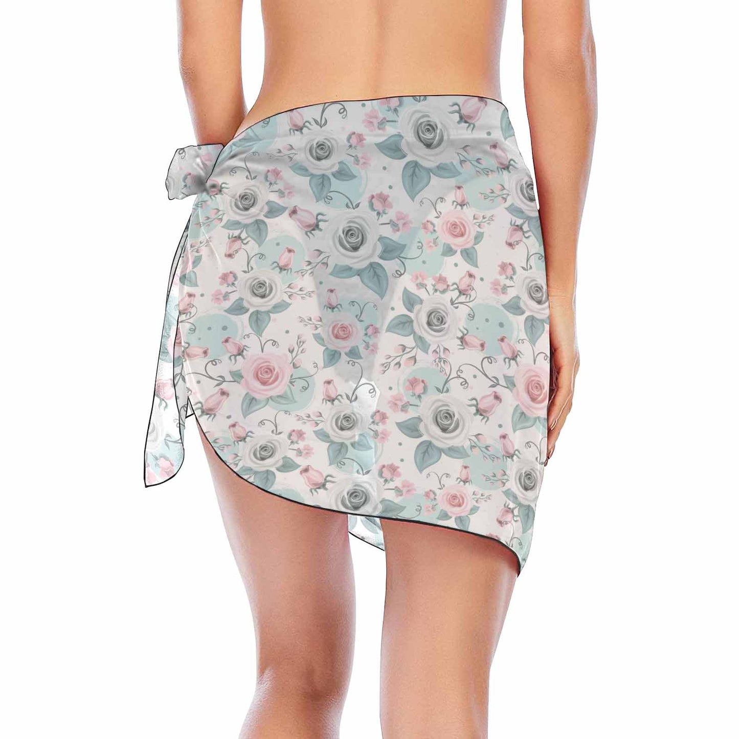 Roses 2  Women's Beach Sarong Wrap