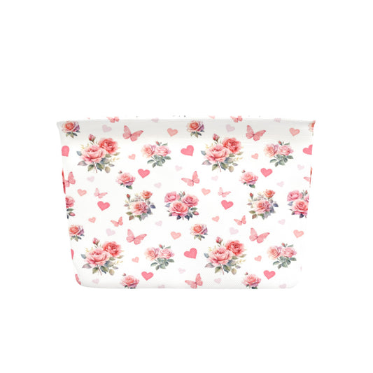 roses 8 Fabric Storage Basket