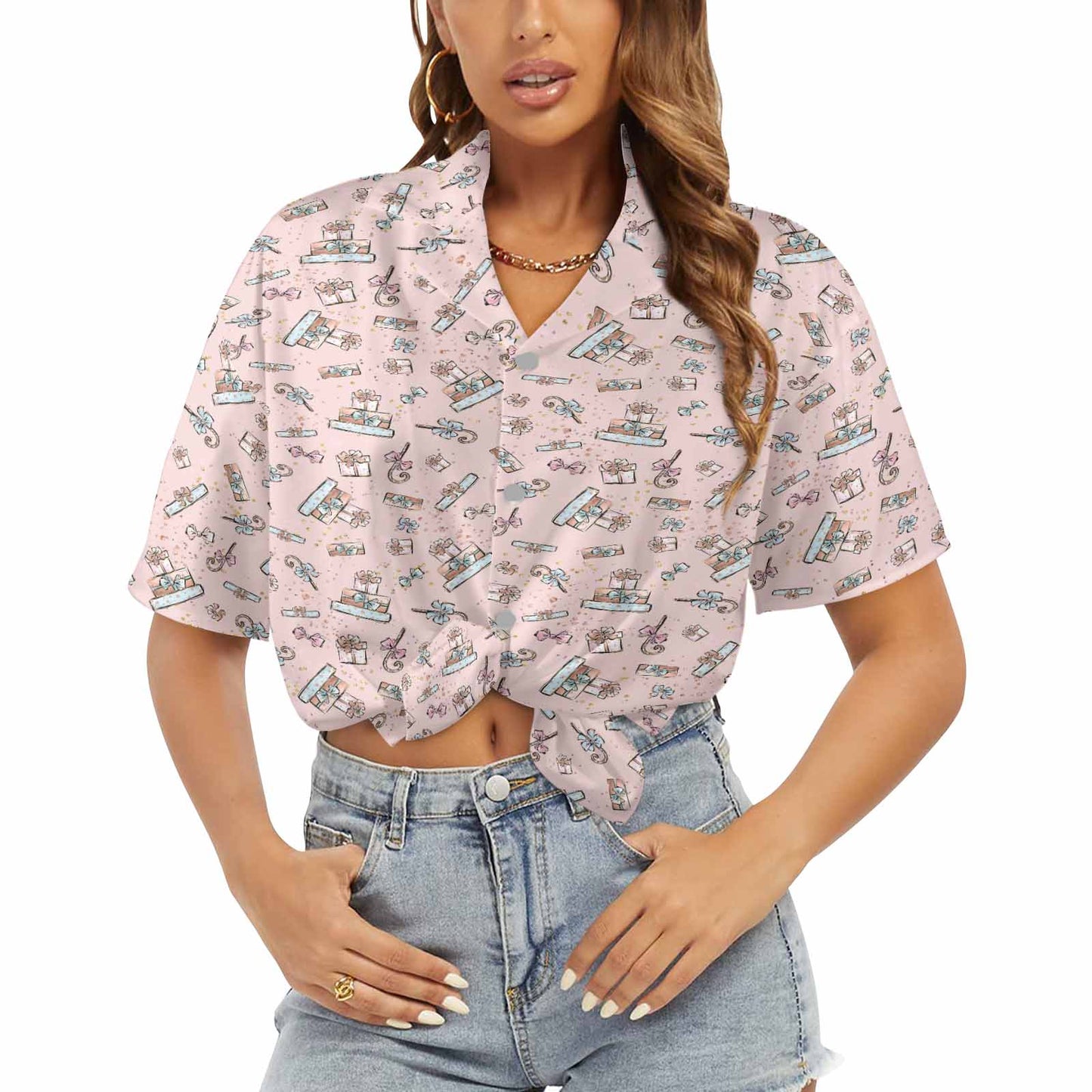 Presents 50  Women's Hawaiian Shirt