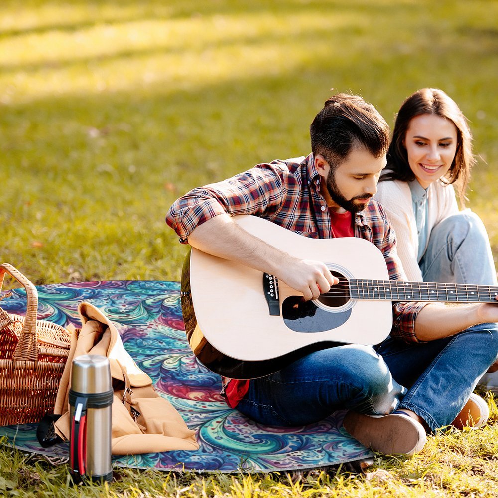 Round Picnic Mat Round outdoor picnic mat