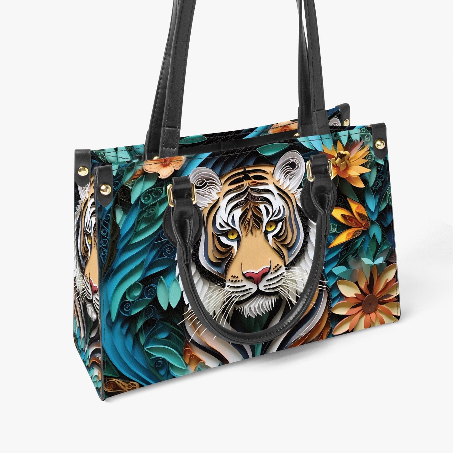 Women's Tote Bag - Long Strap - Tiger