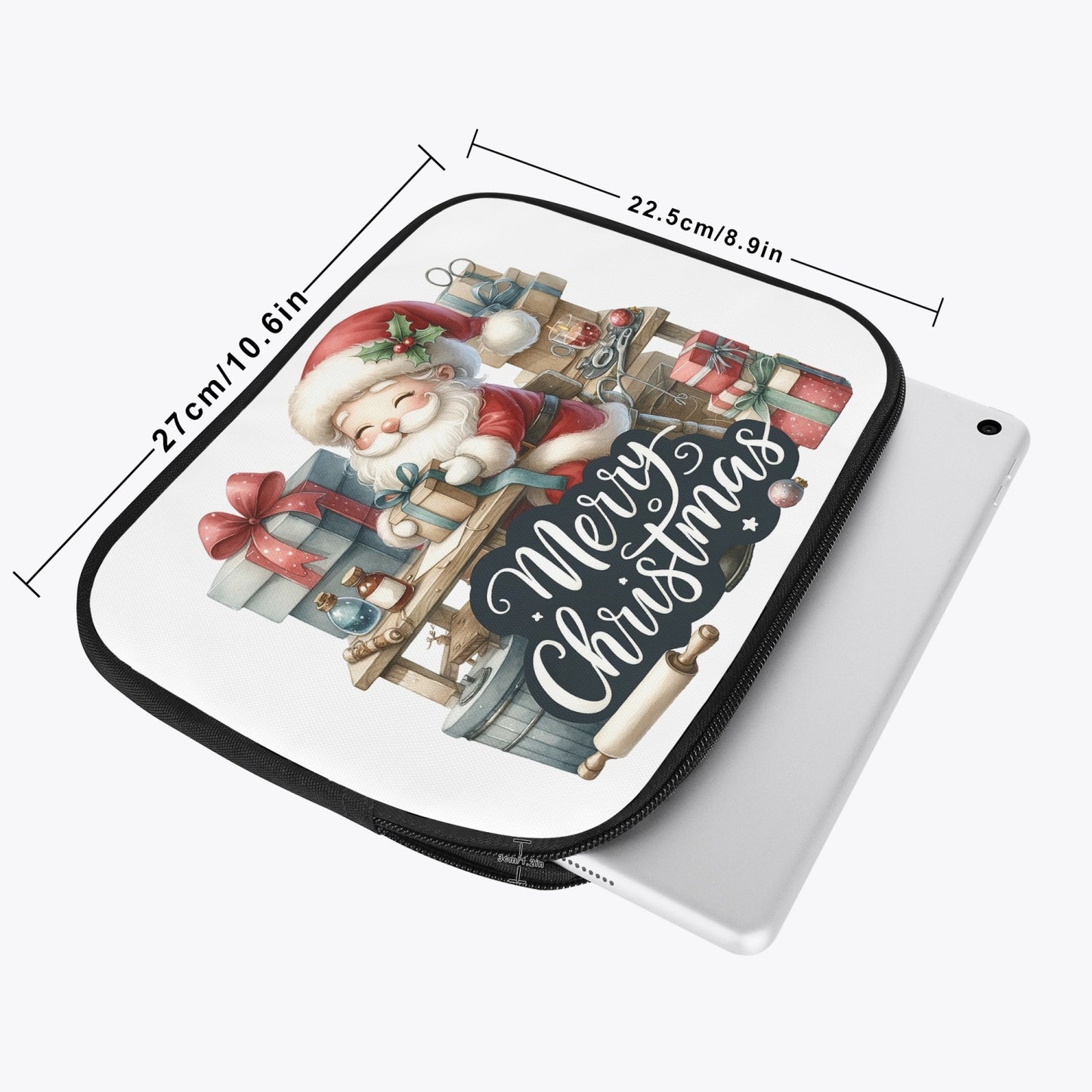 Tablet Sleeve - Santa Merry Chrismas