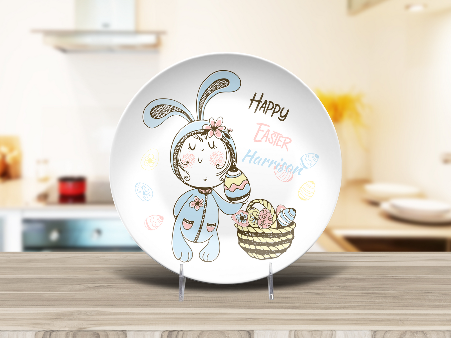 Whimsical Easter Personalised Plate