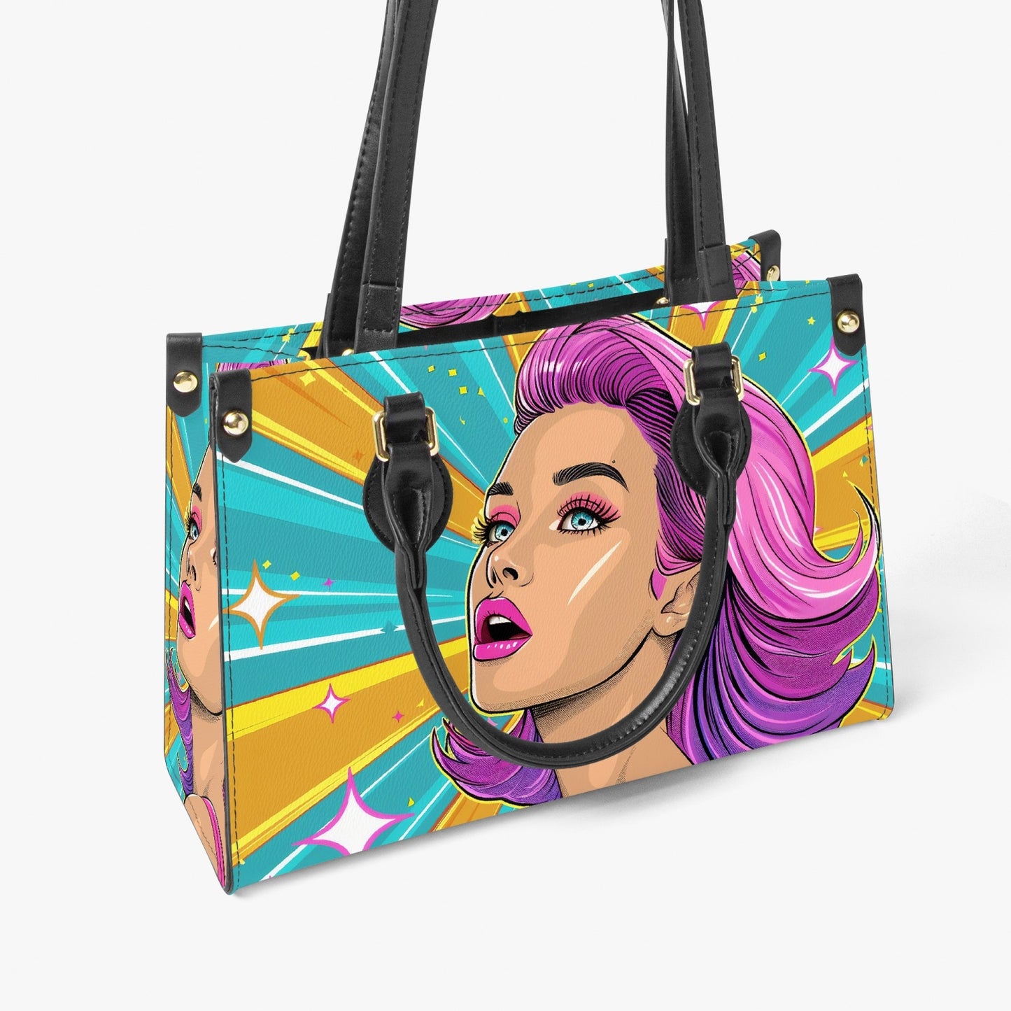 Women's Tote Bag - Long Strap - Pop Art