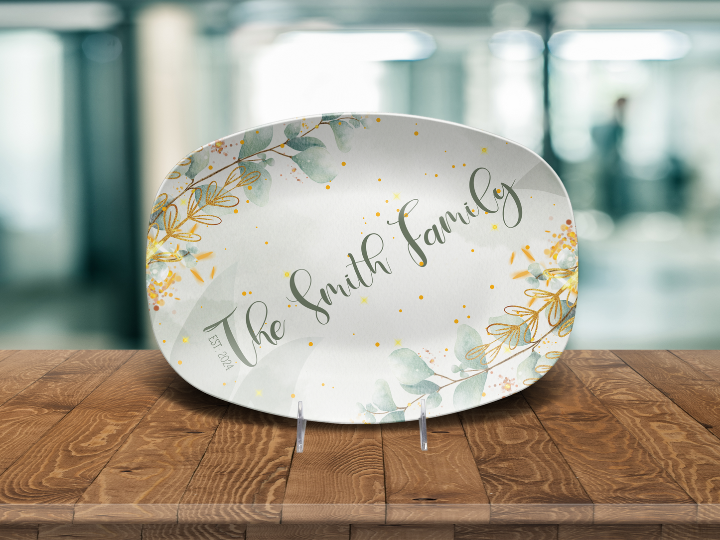 Personalised Name Plate, Personalised Platter, 10"x14" Platter