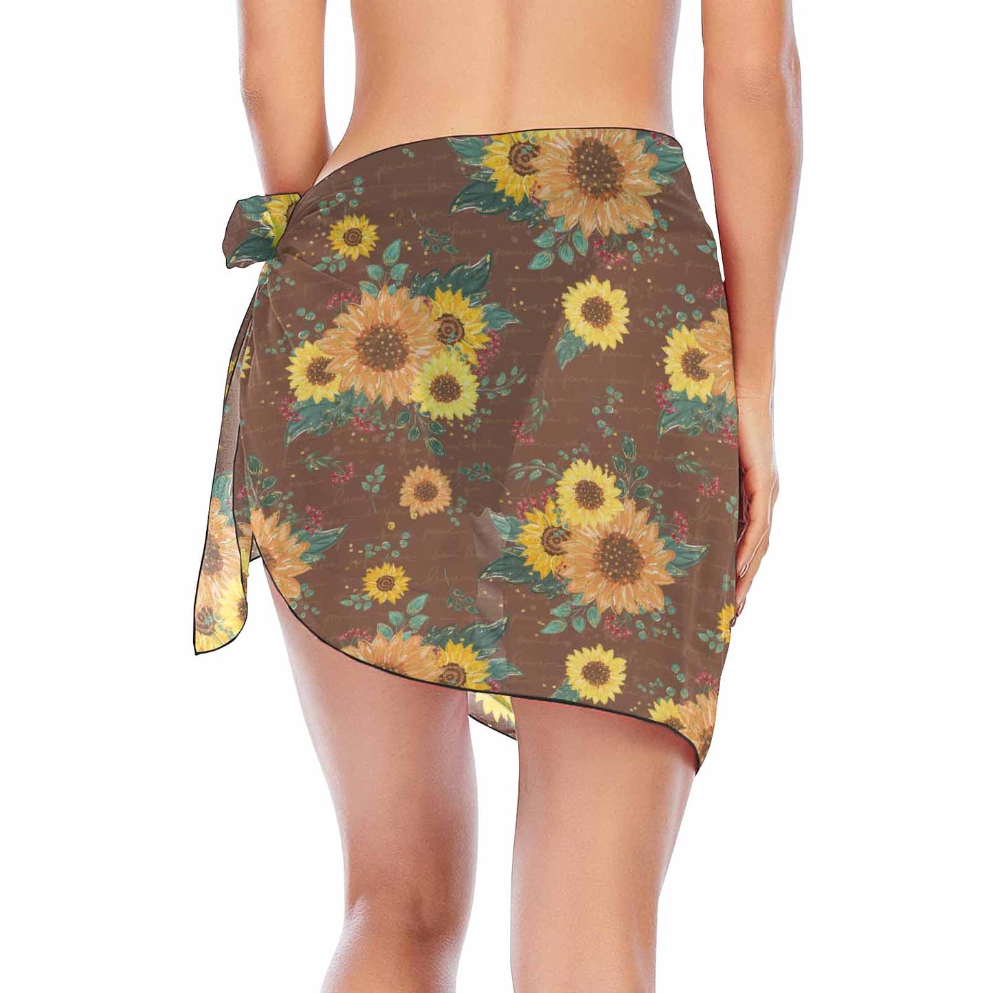 Sunflowers  Women's Beach Sarong Wrap