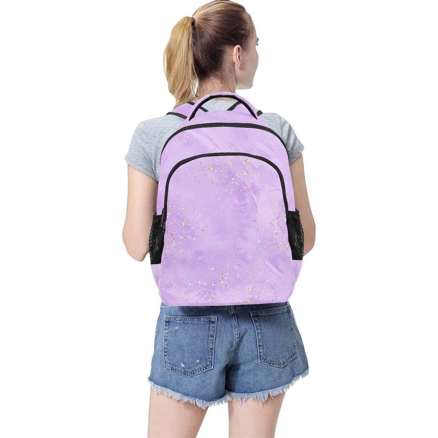 Purple  Multifunction Backpack (1731)