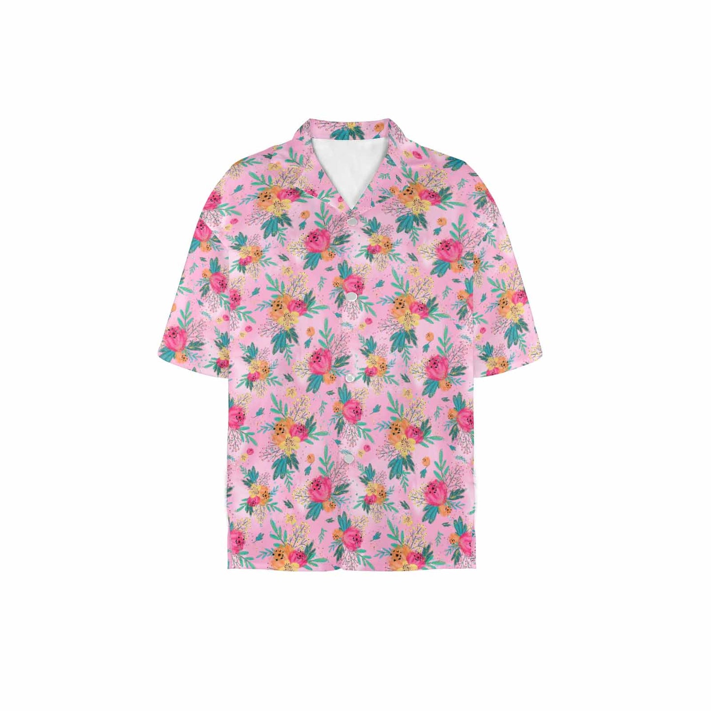 Australian Floral Pink  Women's Hawaiian Shirt