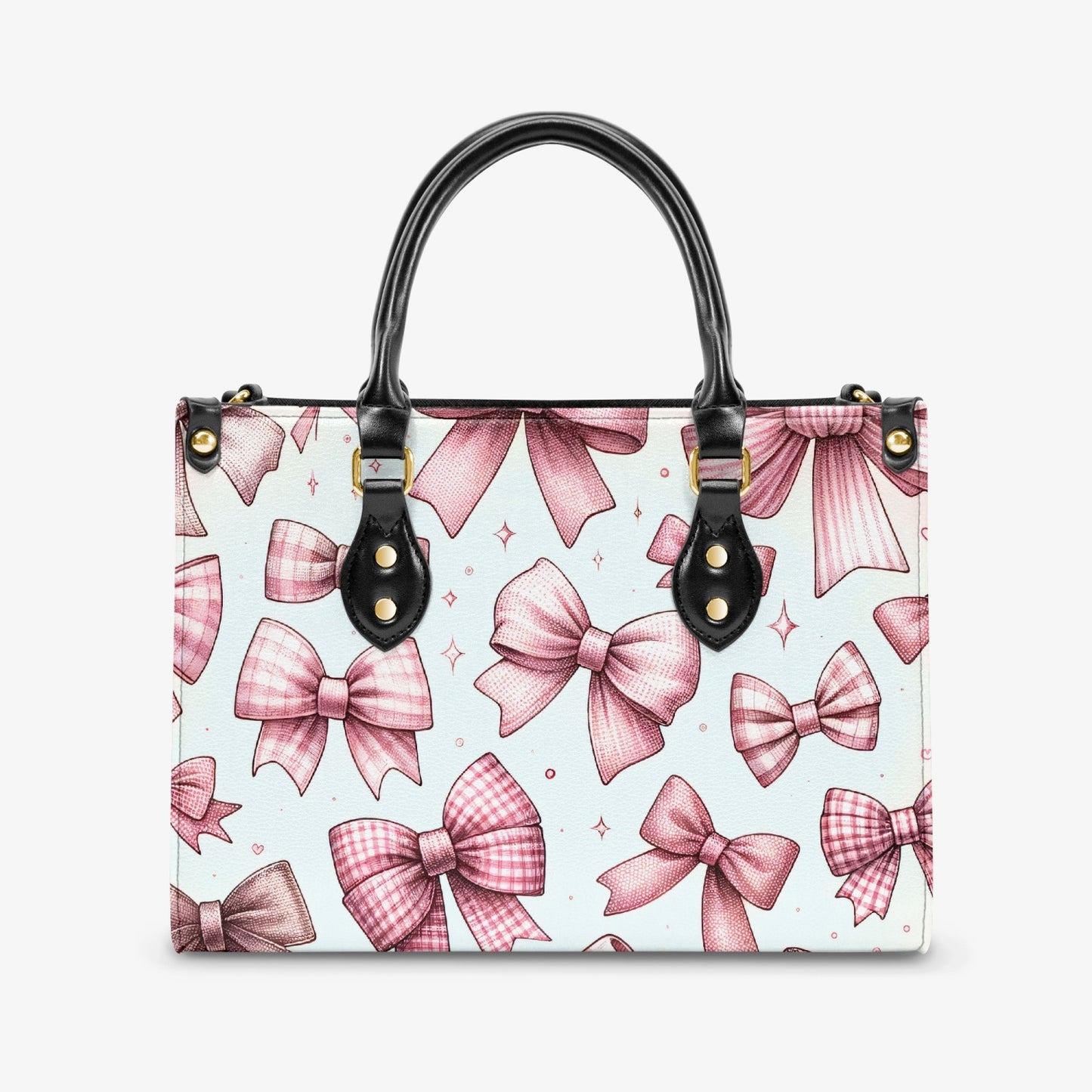 Women's Tote Bag - Ribbon's and Cherries - Rockabilly Ribbon Roll