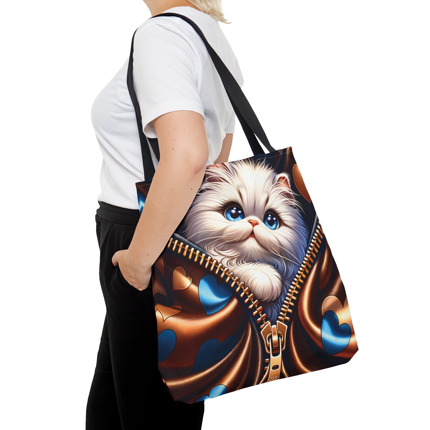 Tote Bag, Cat, Personalised/Non-Personalised Tote bag