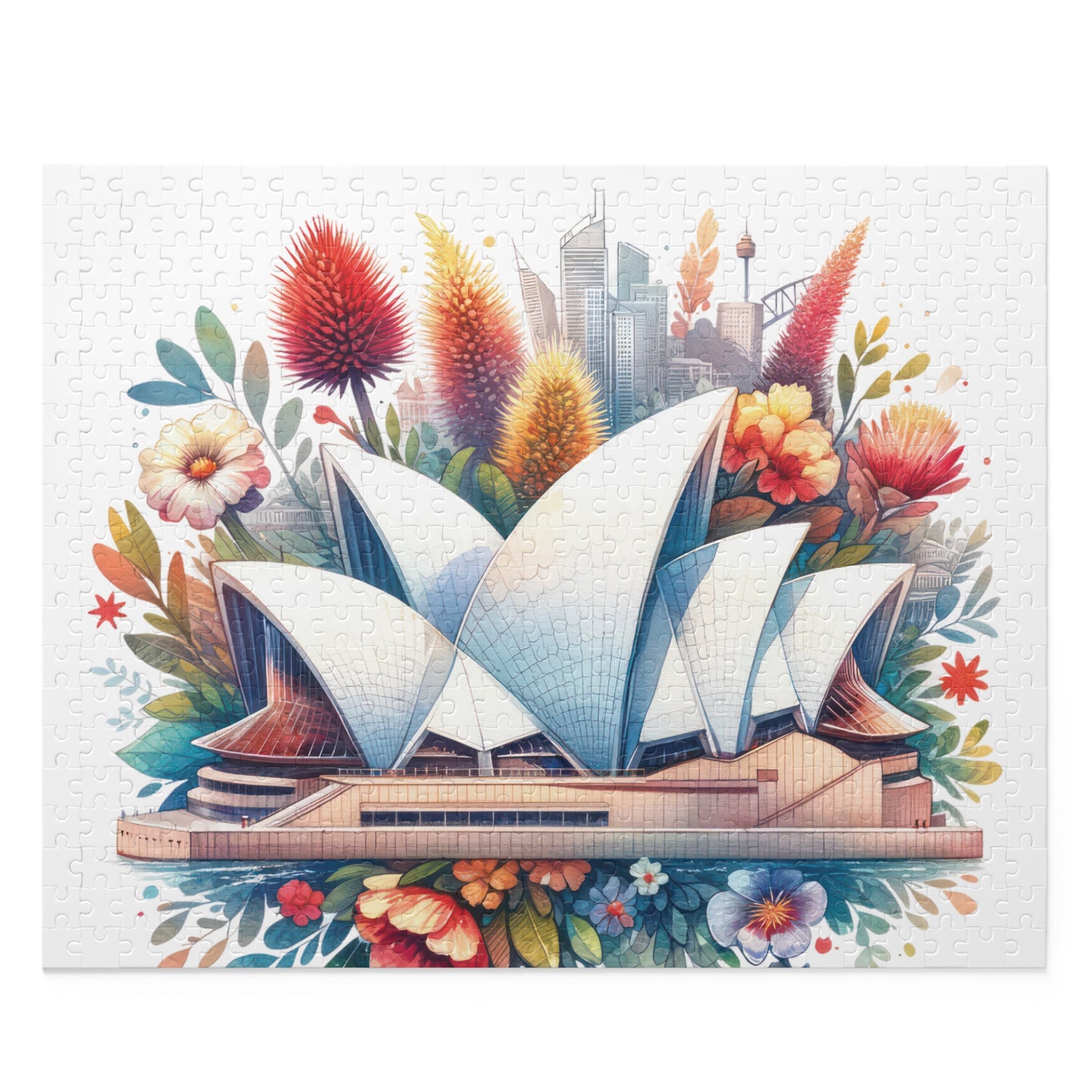 Personalised/Non-Personalised Puzzle, Sydney Opera House (120, 252, 500-Piece)