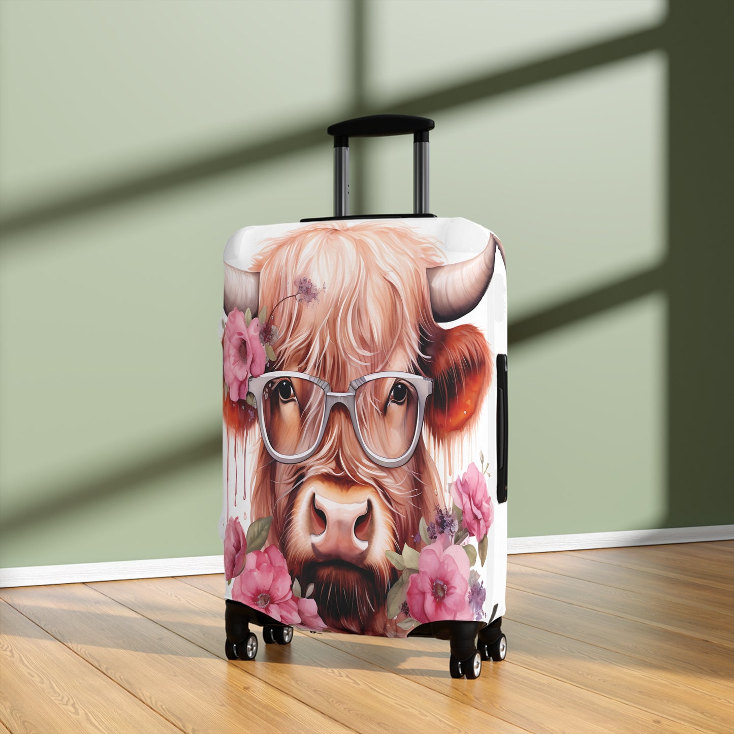 Luggage Cover, Highland Cow, awd-011