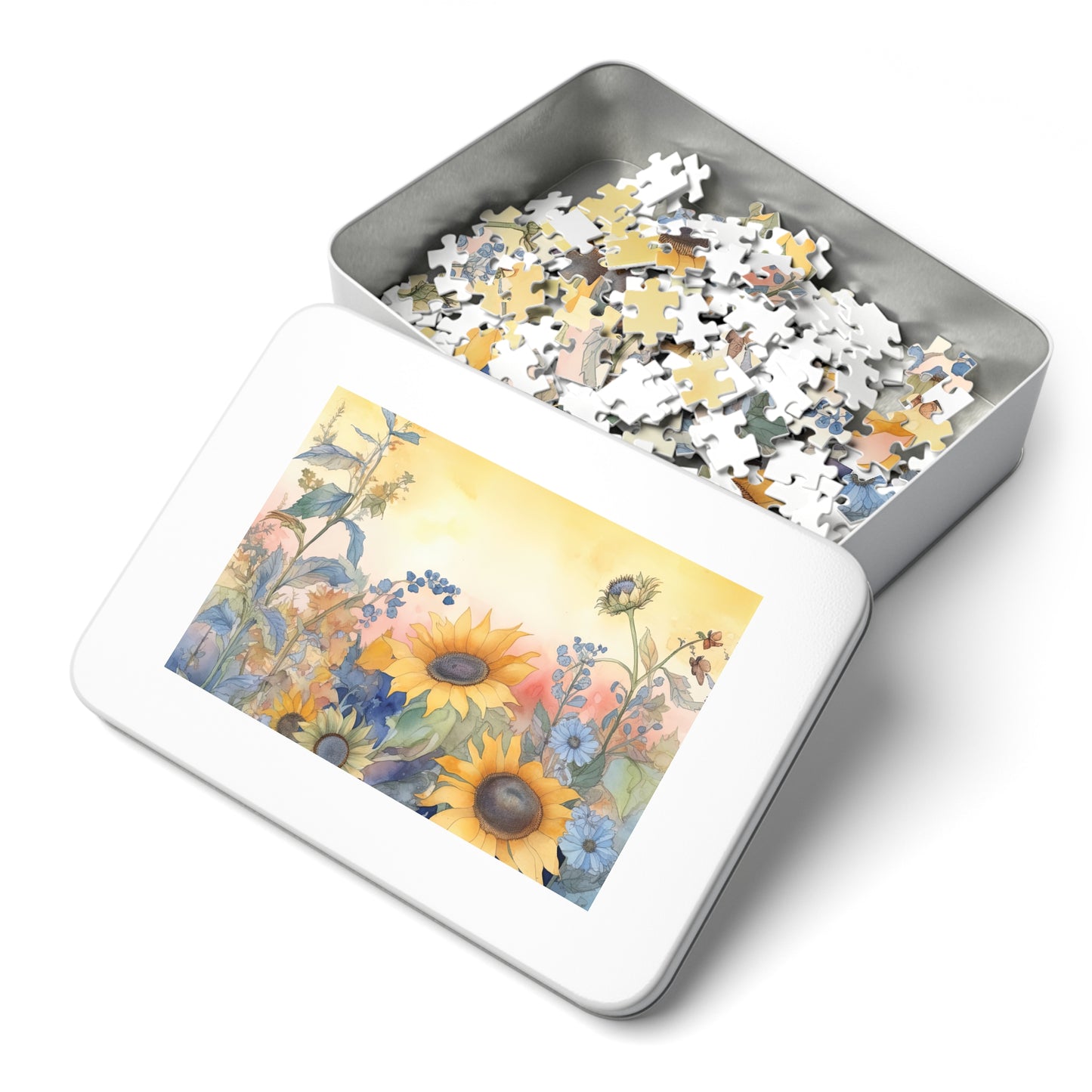 Jigsaw Puzzle, Floral, Personalised/Non-Personalised (30, 110, 252, 500,1000-Piece)