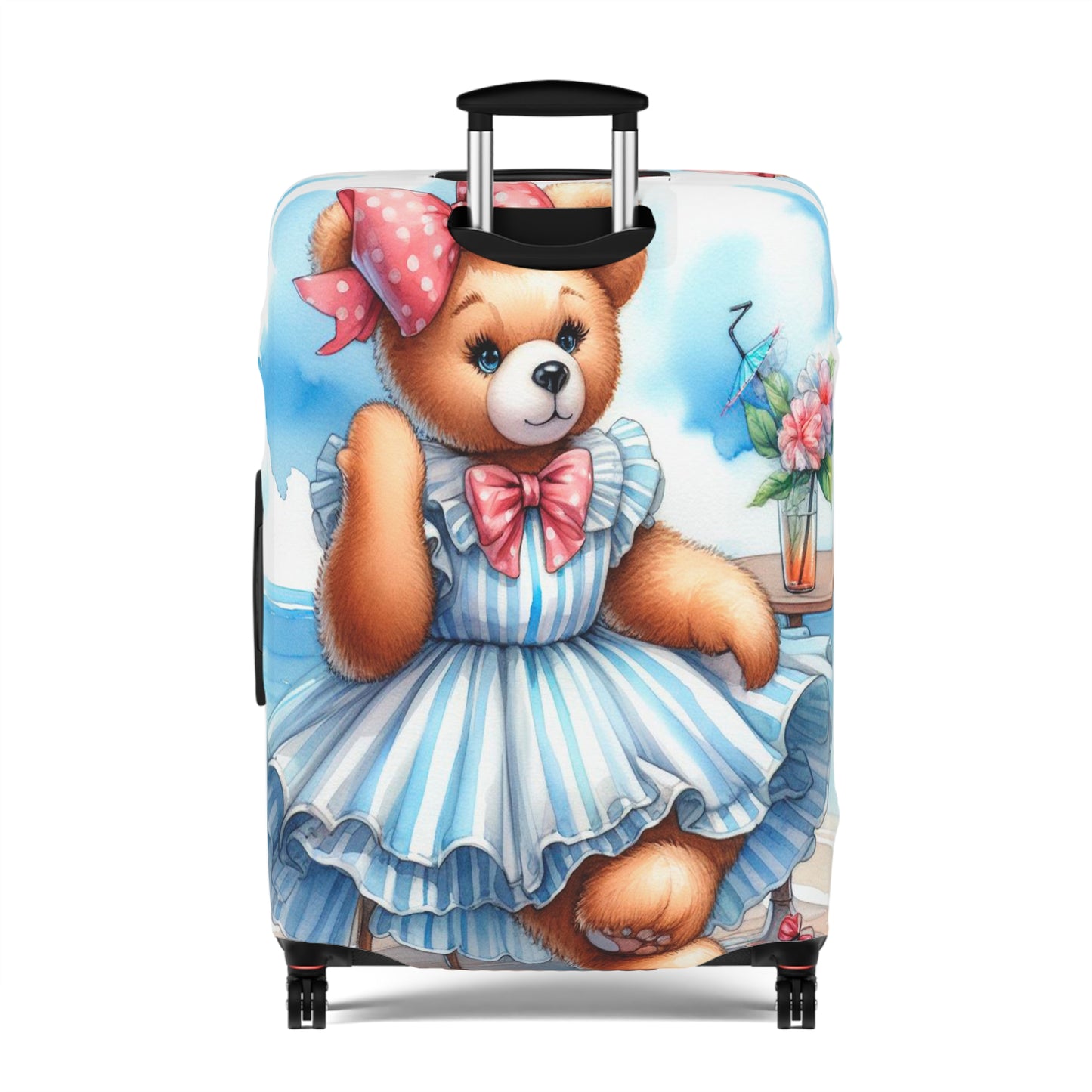 Luggage Cover, Teddy Bear, awd-3030