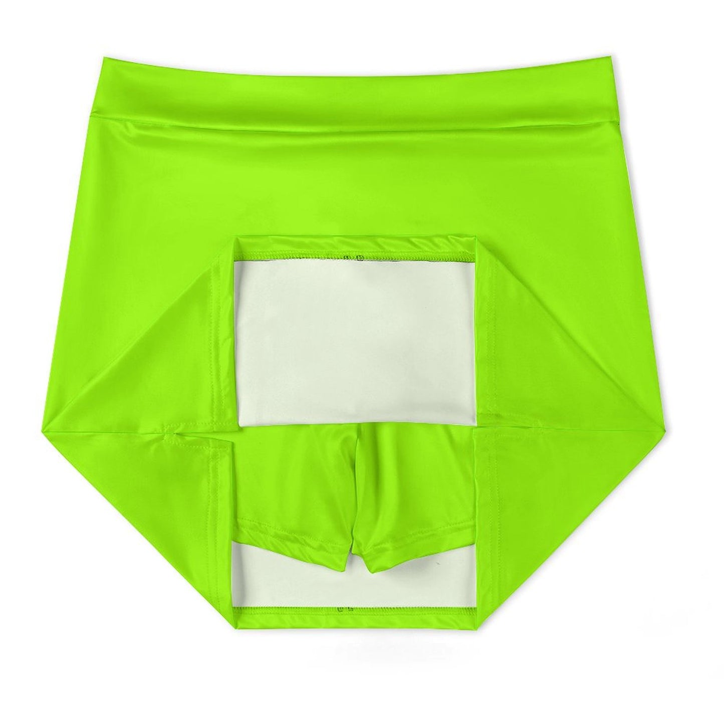 A-Line Skirt with Pocket Light proof trouser skirt Chartreuse