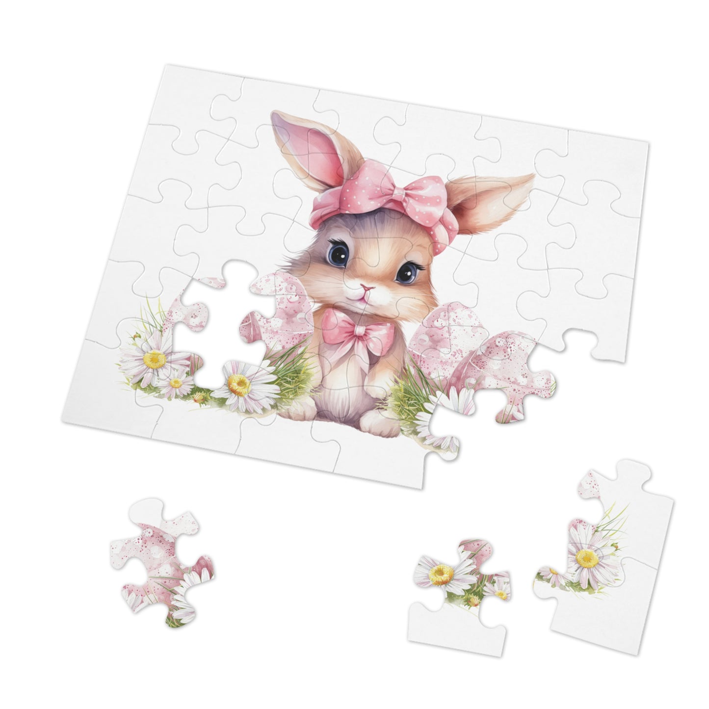 Jigsaw Puzzle, Easter, Easter Rabbit, Personalised/Non-Personalised (30, 110, 252, 500,1000-Piece)