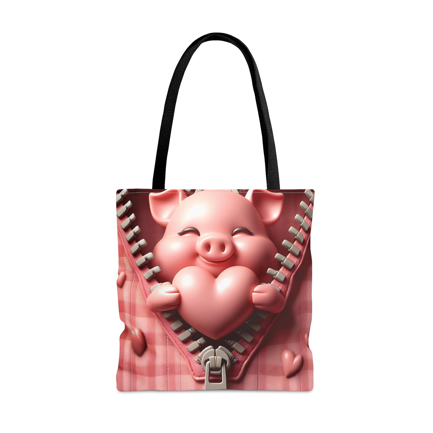 Tote Bag, Pig, Personalised/Non-Personalised Tote bag