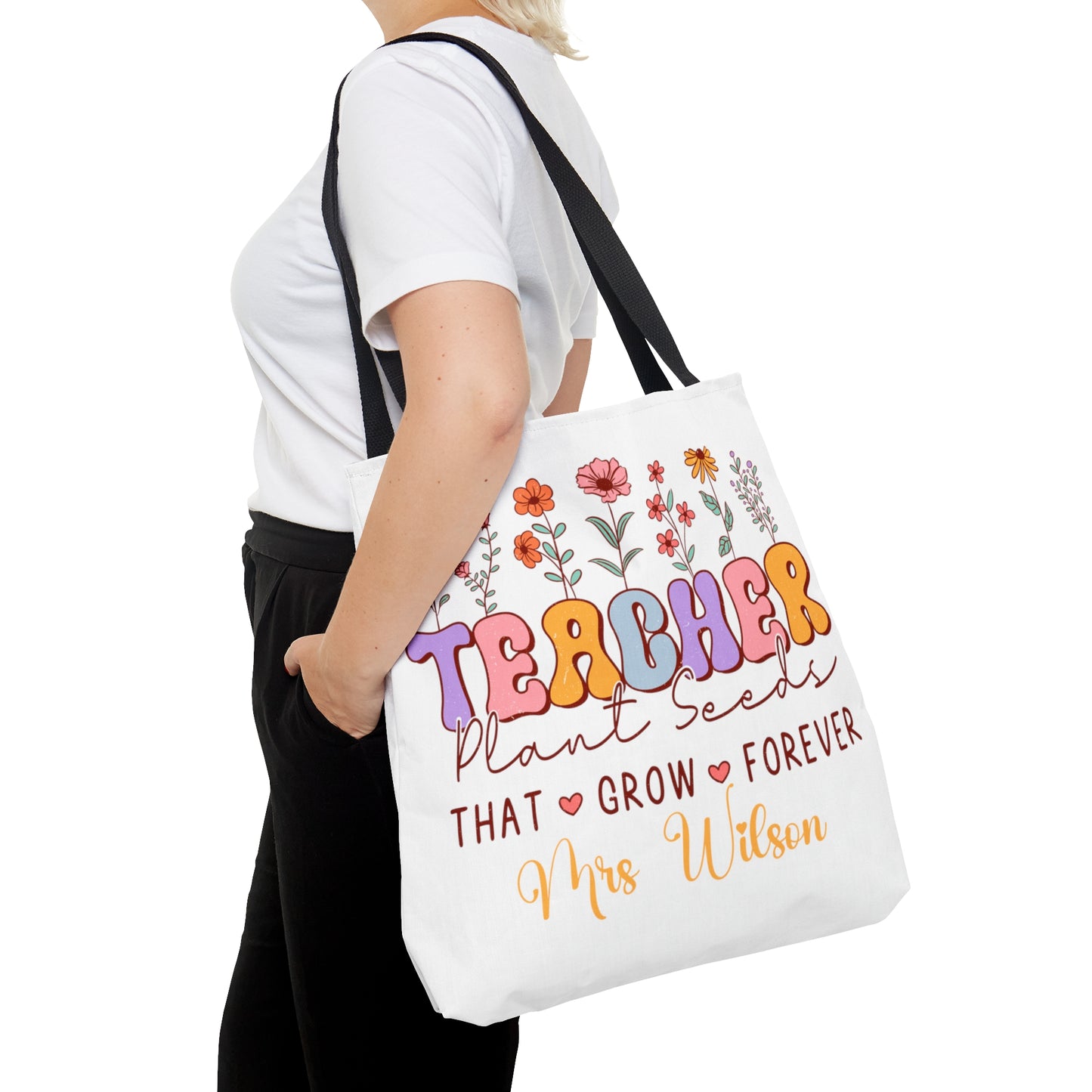 Personalised Tote Bag, Teacher Tote bag