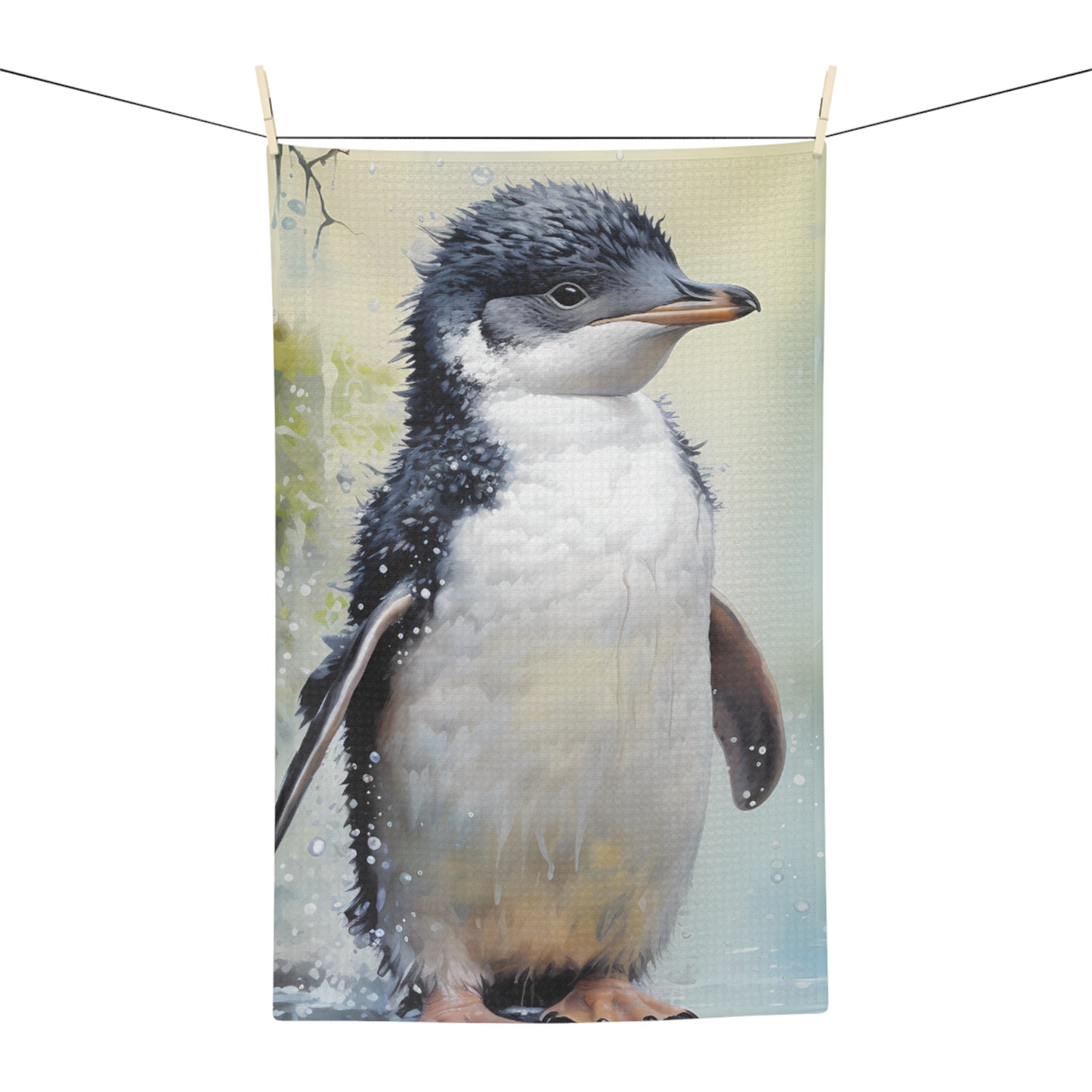 Microfiber Tea Towel, Australian Animals, Penguin