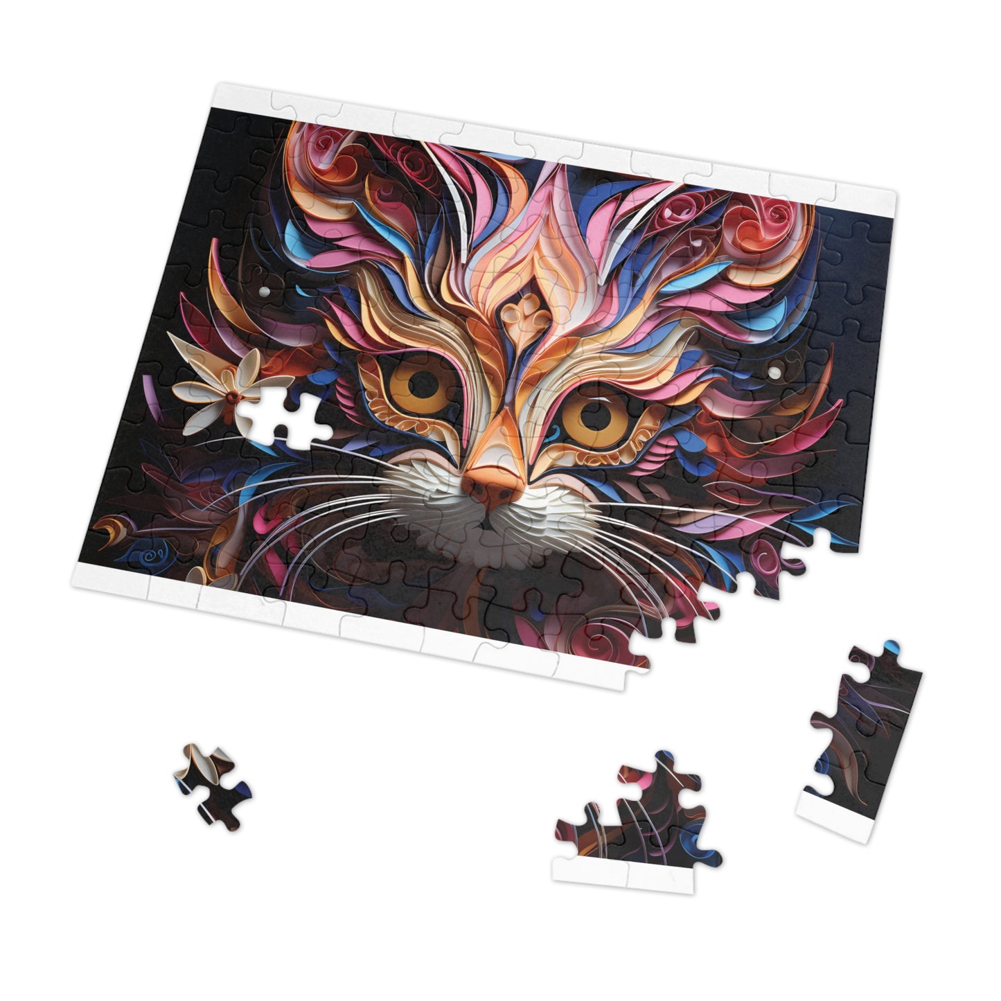 Jigsaw Puzzle, Cat, Personalised/Non-Personalised (30, 110, 252, 500,1000-Piece)