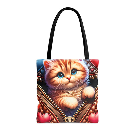 Tote Bag, Cat, Personalised/Non-Personalised Tote bag