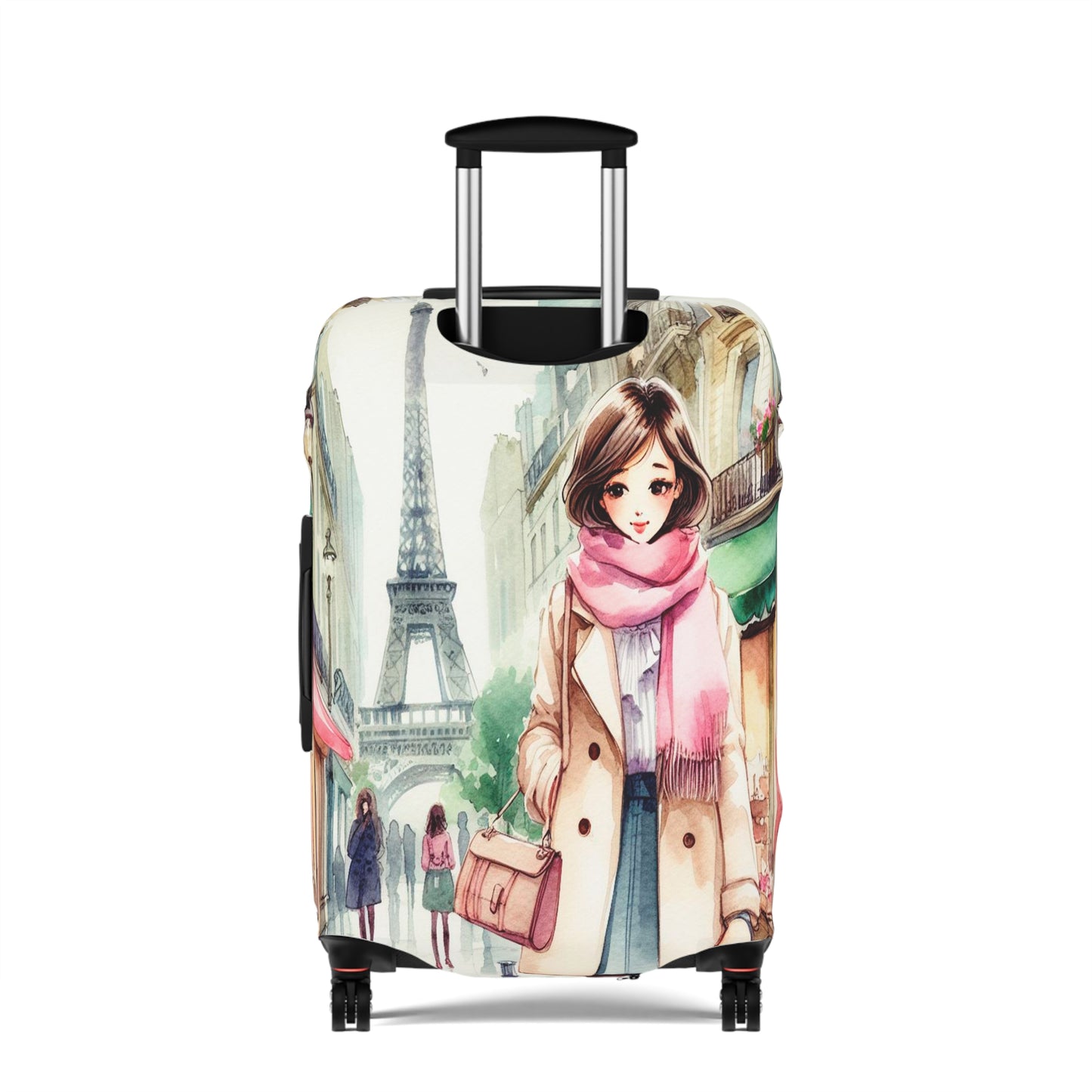 Luggage Cover, Just a Girl Who loves Travelling, awd-2107