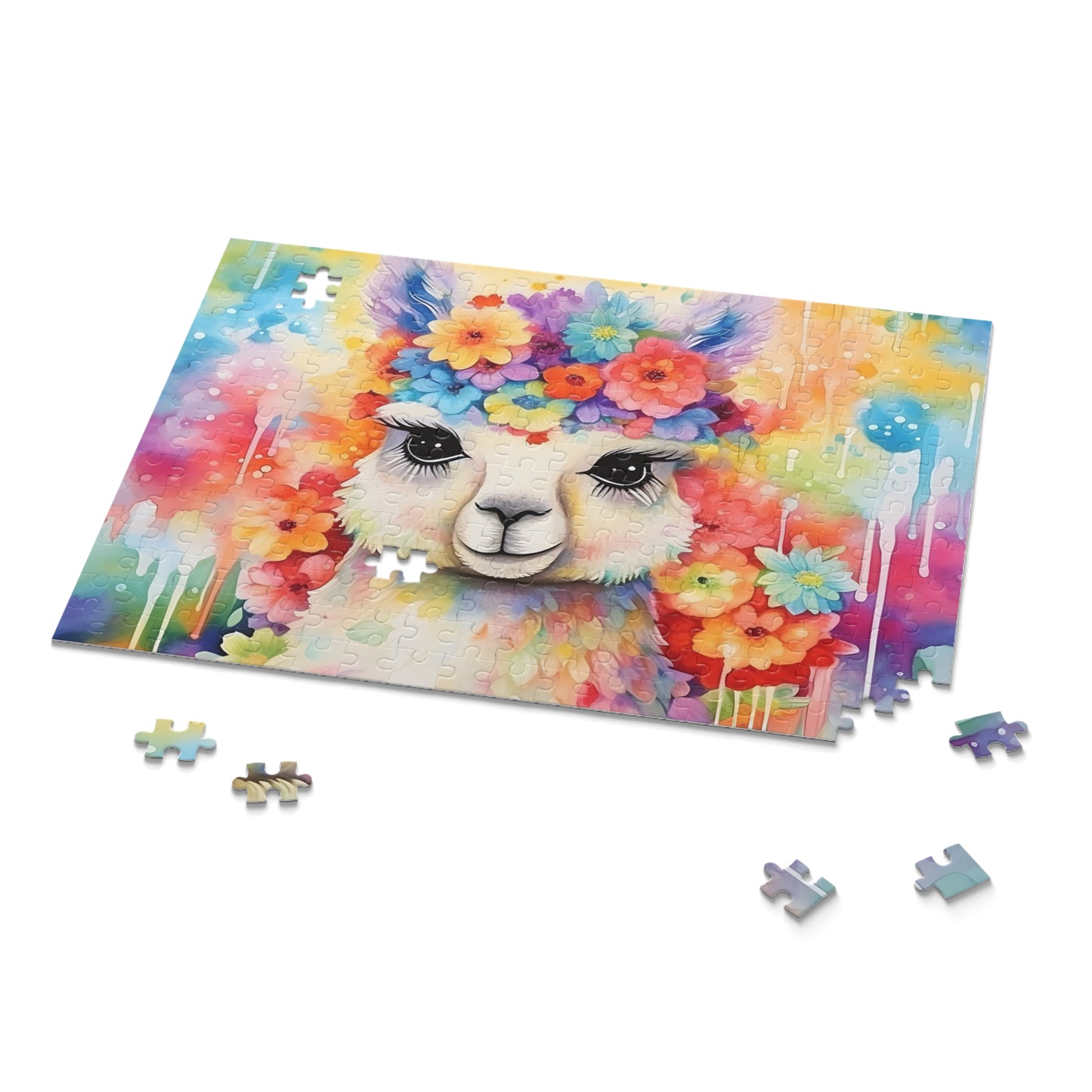 Personalised/Non-Personalised Puzzle, Llama (120, 252, 500-Piece)