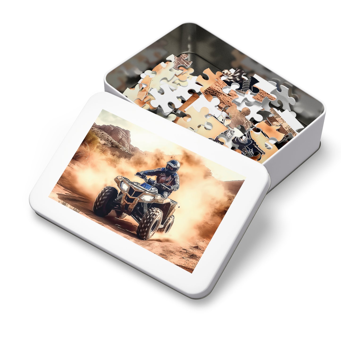 Jigsaw Puzzle, Quad Bike, Personalised/Non-Personalised (30, 110, 252, 500,1000-Piece)