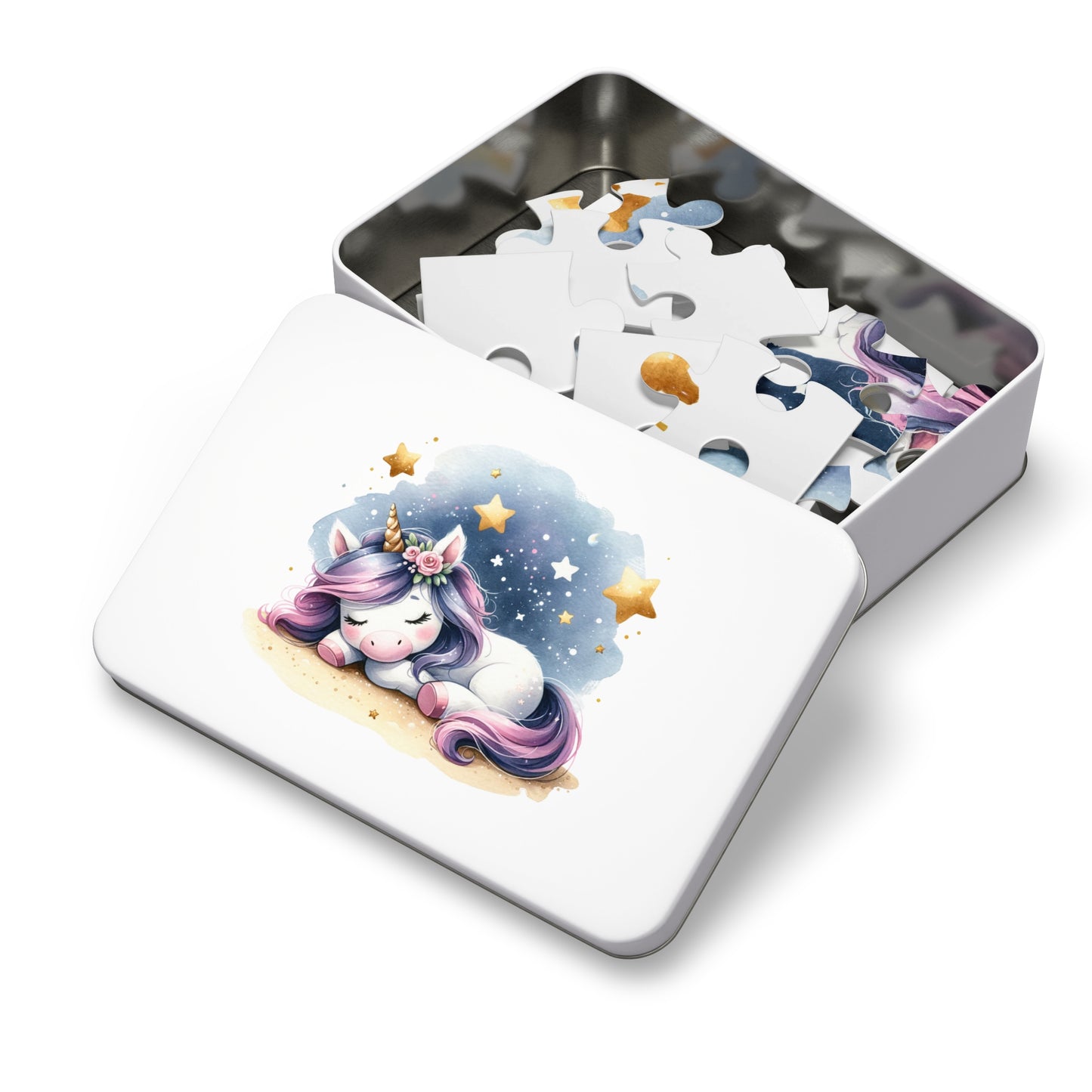 Jigsaw Puzzle, Unicorn, Personalised/Non-Personalised (30, 110, 252, 500,1000-Piece)