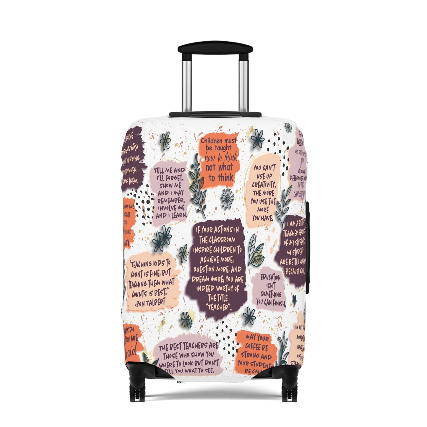 Luggage Cover, Teacher, Affirmations, awd-1439