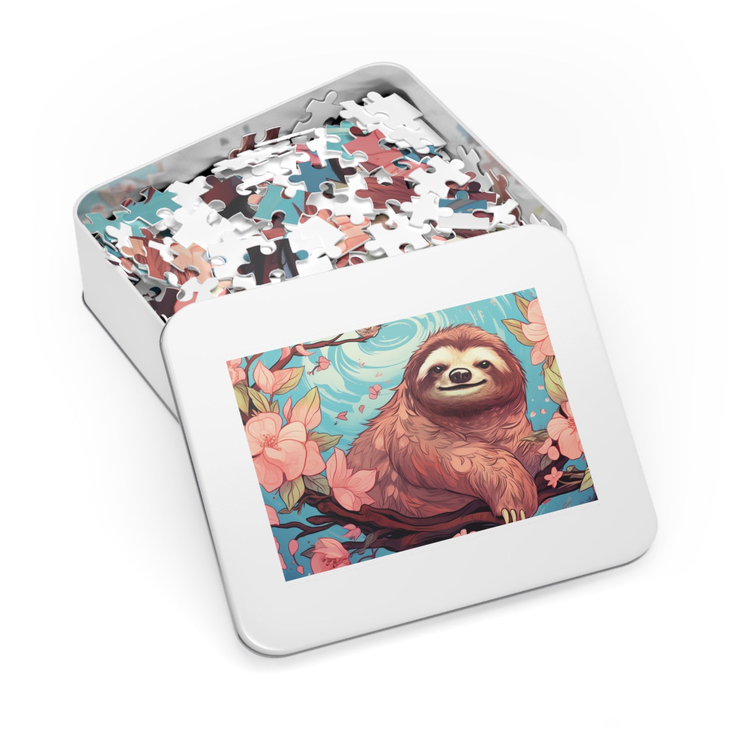 Jigsaw Puzzle, Sloth, Personalised/Non-Personalised (30, 110, 252, 500,1000-Piece)