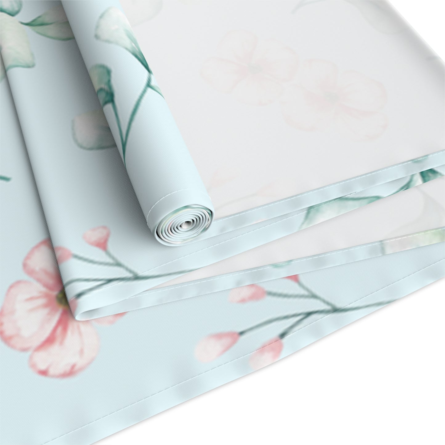 Floral Table Runner, Cotton Twill and Poly Available