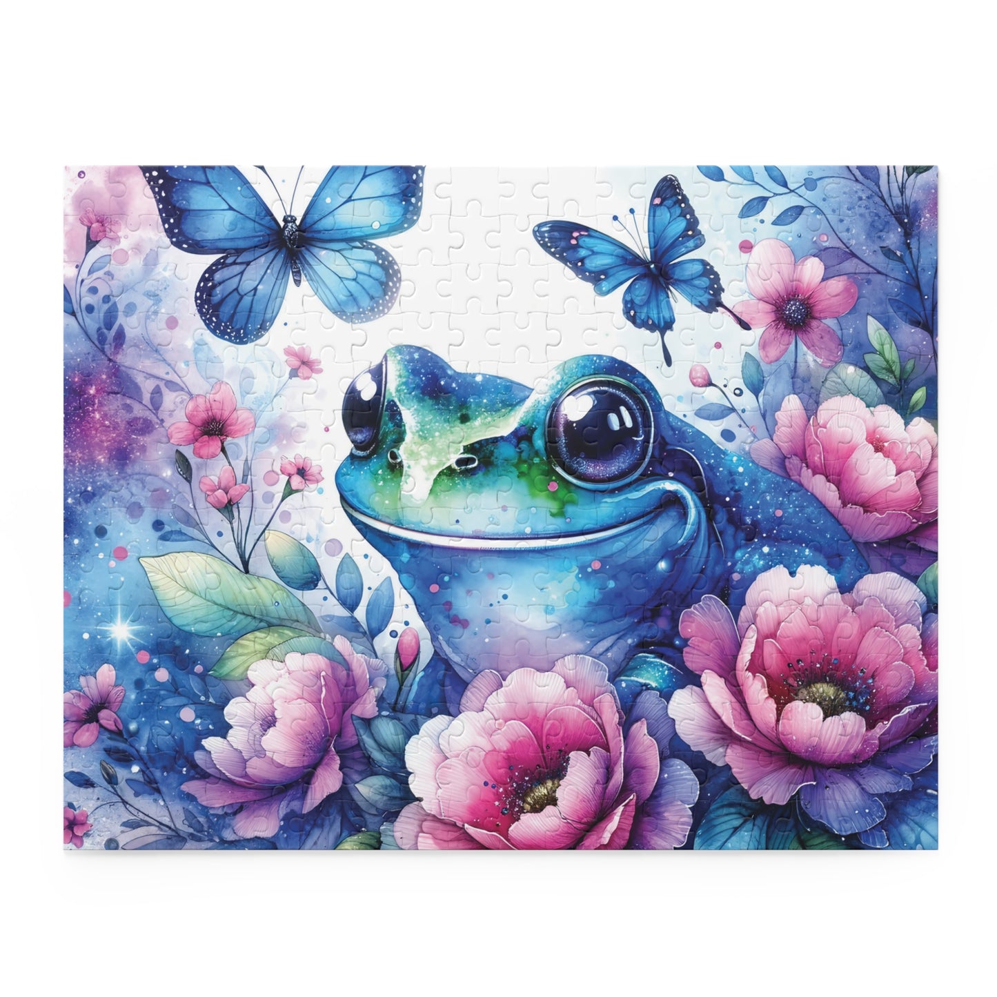 Personalised/Non-Personalised Puzzle, Frog (120, 252, 500-Piece)