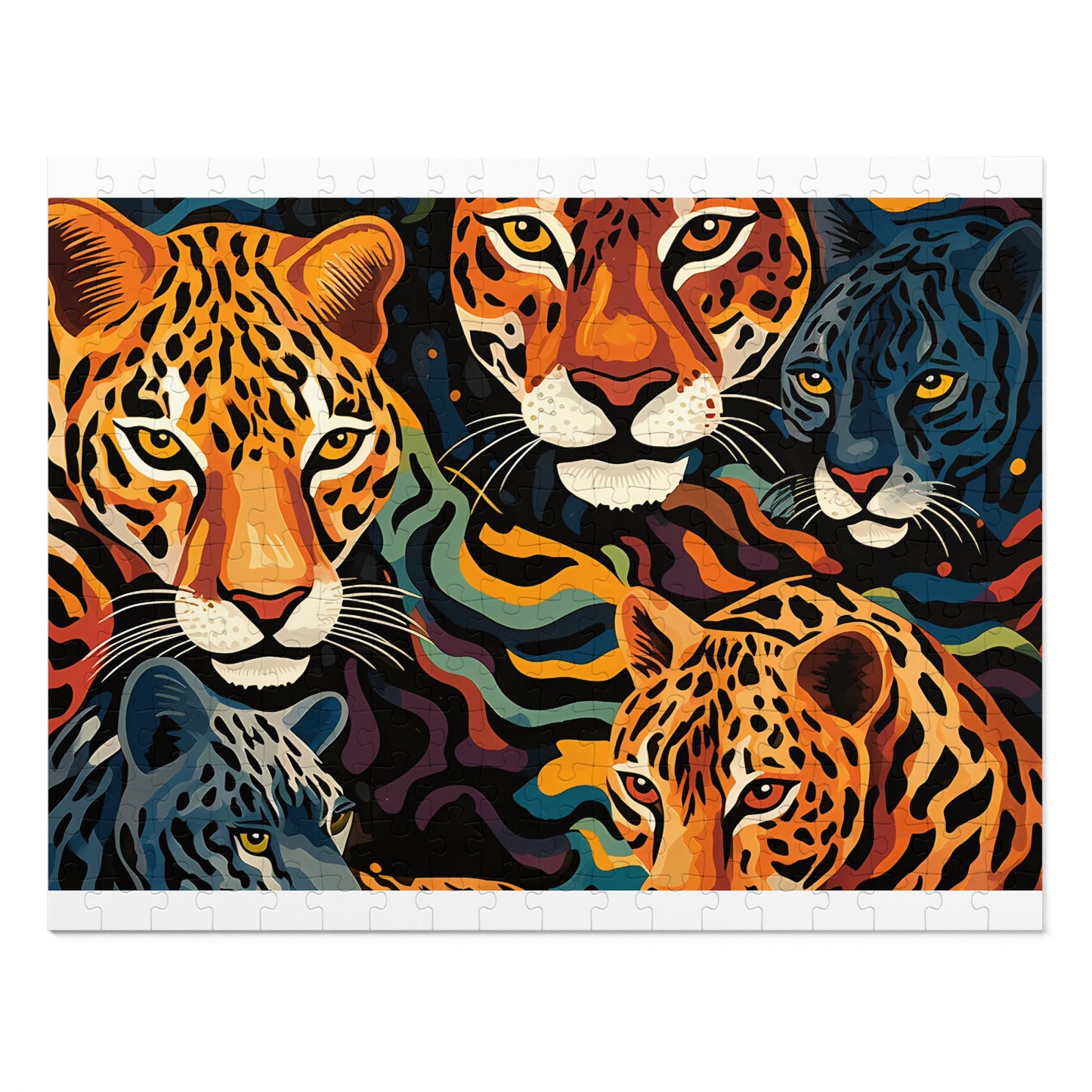 Jigsaw Puzzle, Leopard, Personalised/Non-Personalised (30, 110, 252, 500,1000-Piece)