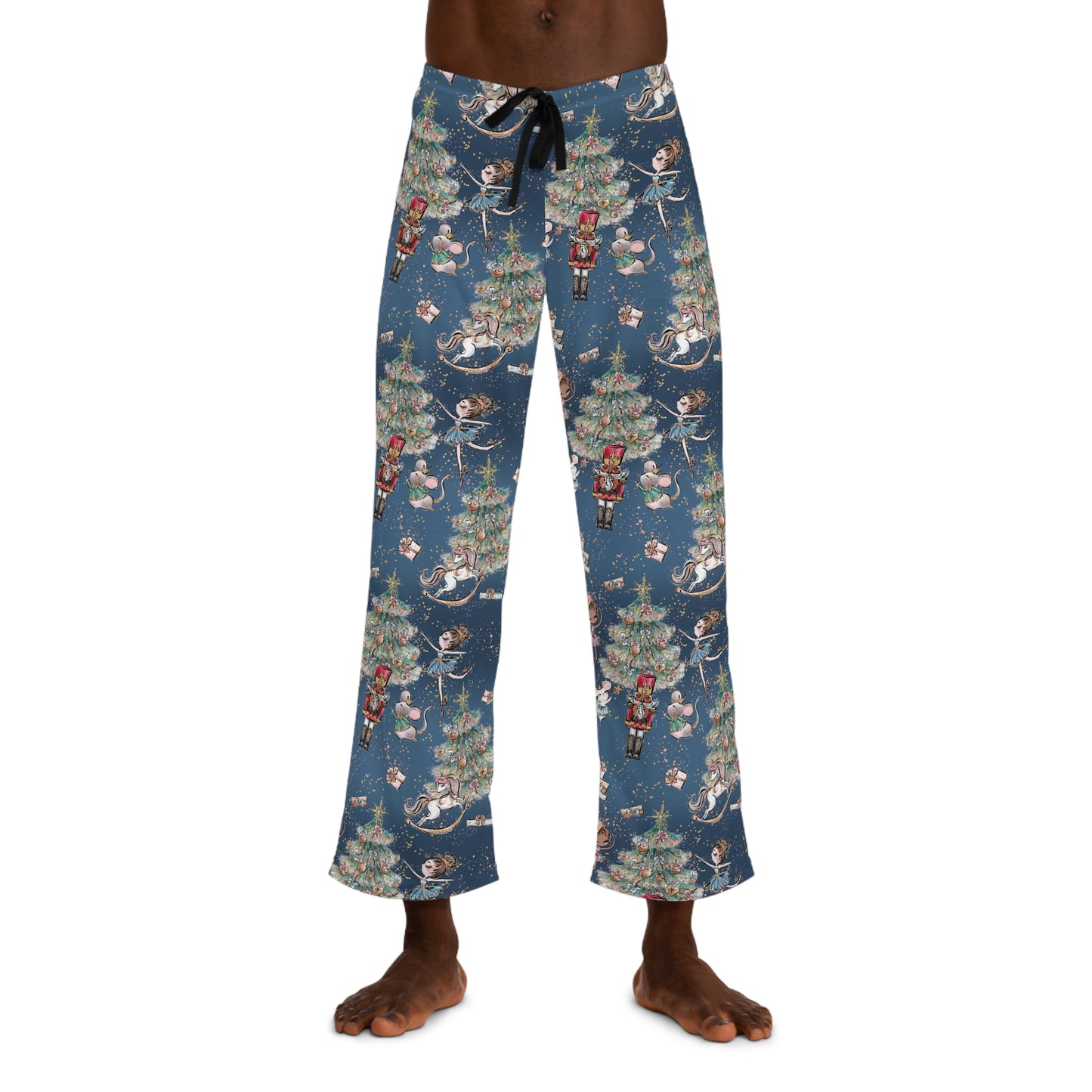 Men's Pajama Pants, Christmas Nutcracker, Sleepwear Bottoms