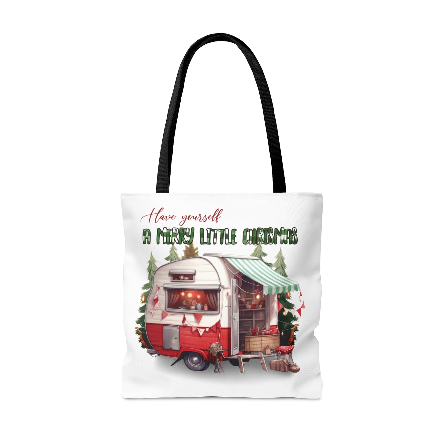 Tote Bag, Christmas, Camper