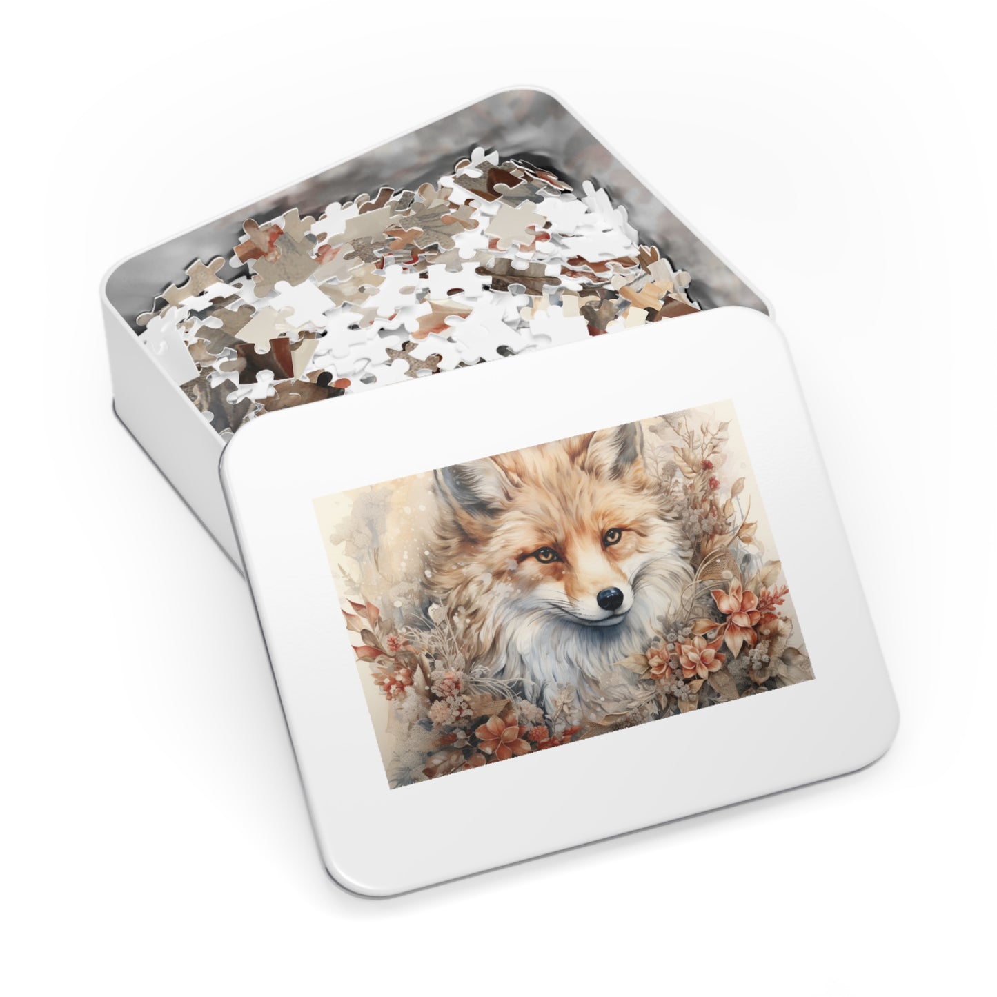 Jigsaw Puzzle, Fox, Personalised/Non-Personalised (30, 110, 252, 500,1000-Piece)