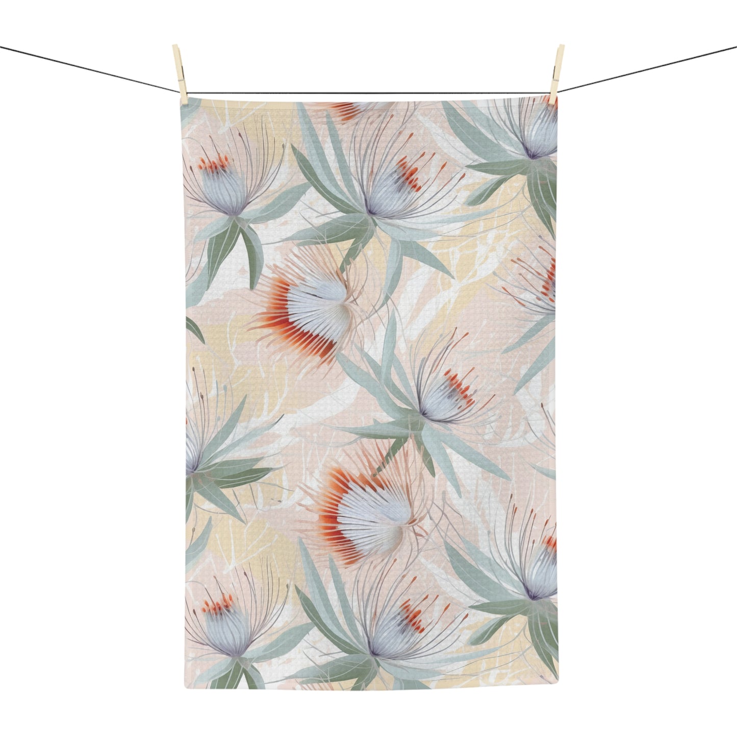 Microfiber Tea Towel Australian Floral