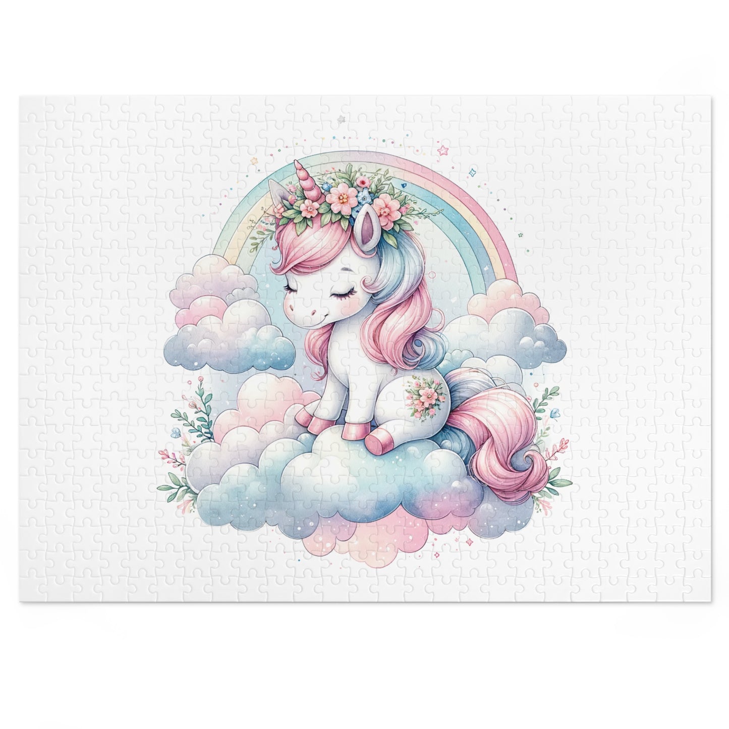 Jigsaw Puzzle, Unicorn, Personalised/Non-Personalised (30, 110, 252, 500,1000-Piece)