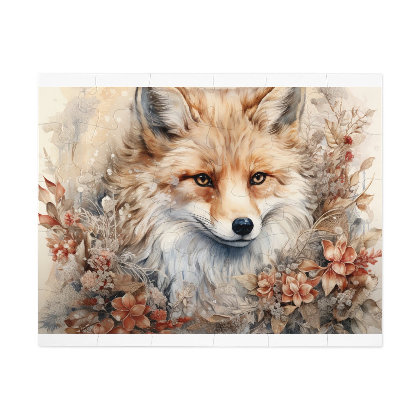 Jigsaw Puzzle, Fox, Personalised/Non-Personalised (30, 110, 252, 500,1000-Piece)