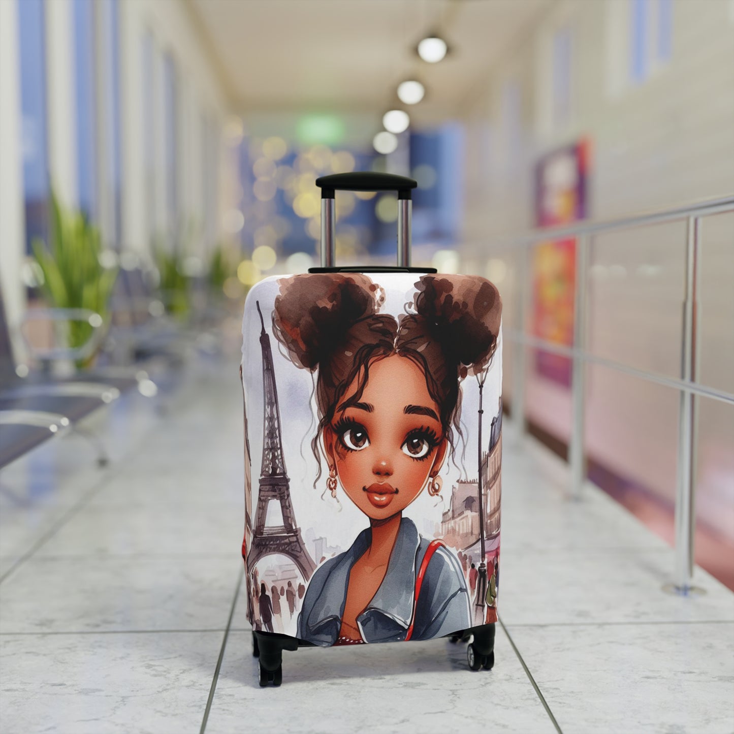 Luggage Cover, Just a Girl Who loves Travelling, awd-2103