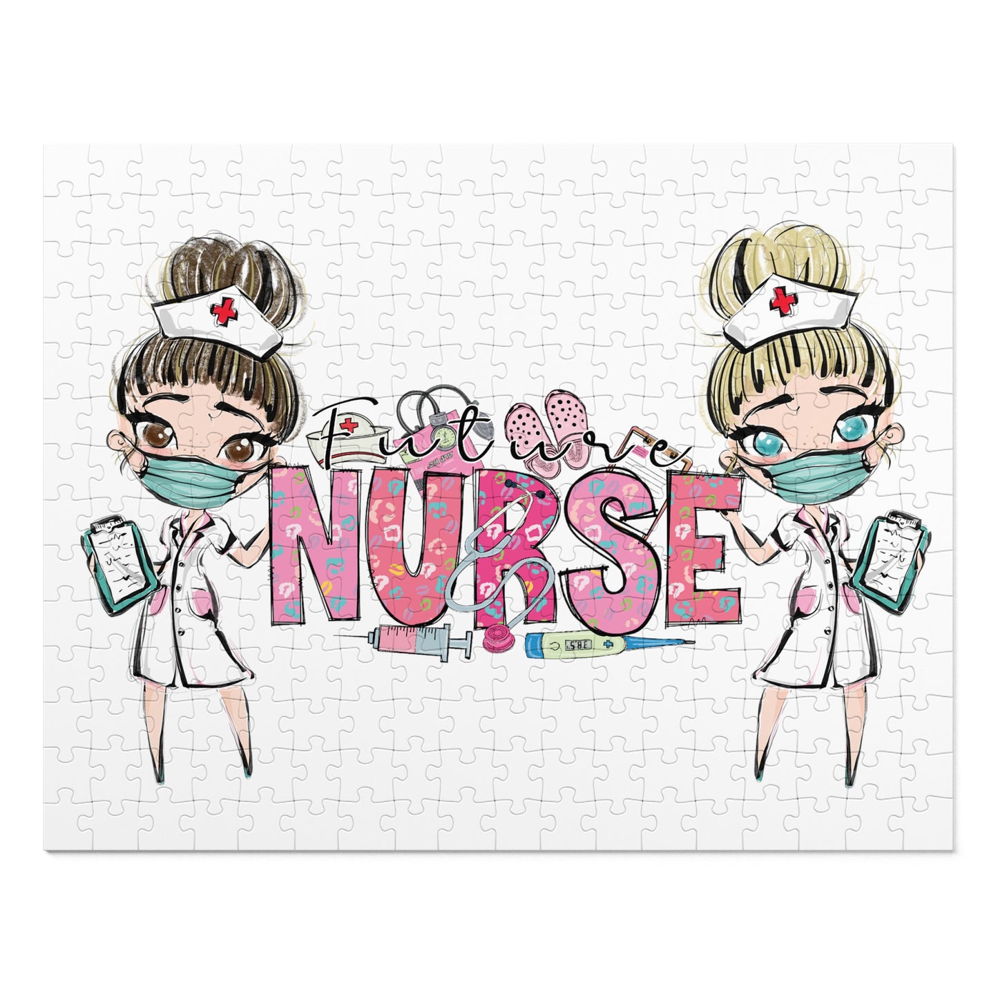 Puzzle, Nurse, Future Nurse Personalised/Non-Personalised (30, 110, 252, 500,1000-Piece) awd-619