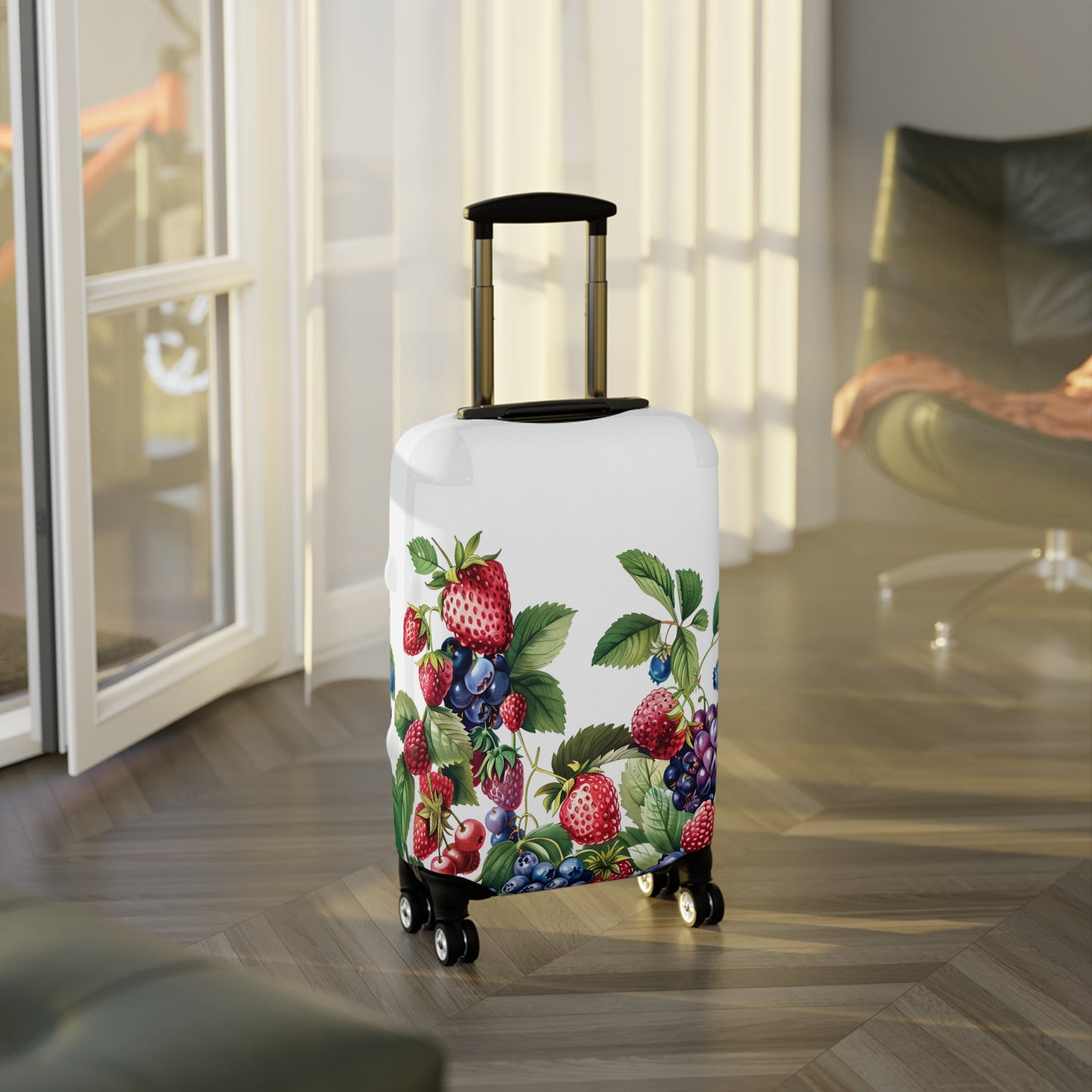 Luggage Cover, Floral, Fruit, awd-3040