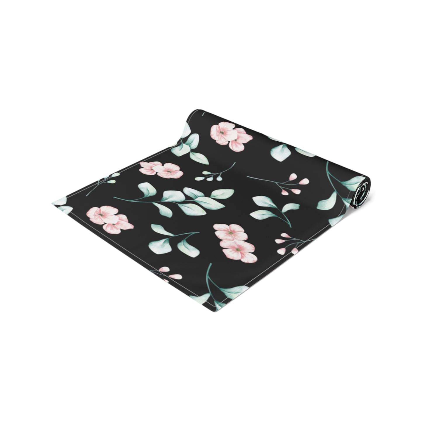 Floral Table Runner, Cotton Twill and Poly Available