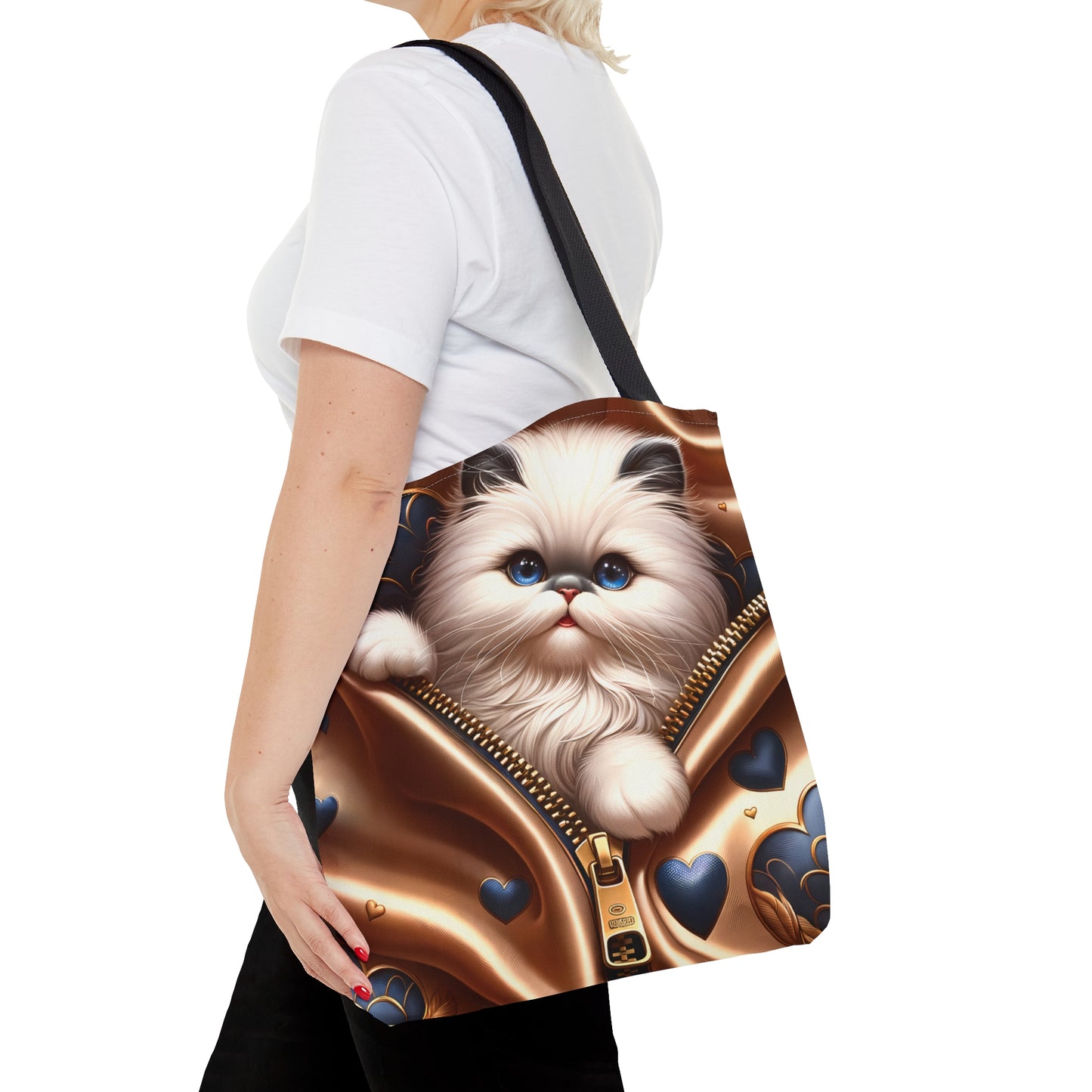 Tote Bag, Cat, Personalised/Non-Personalised Tote bag