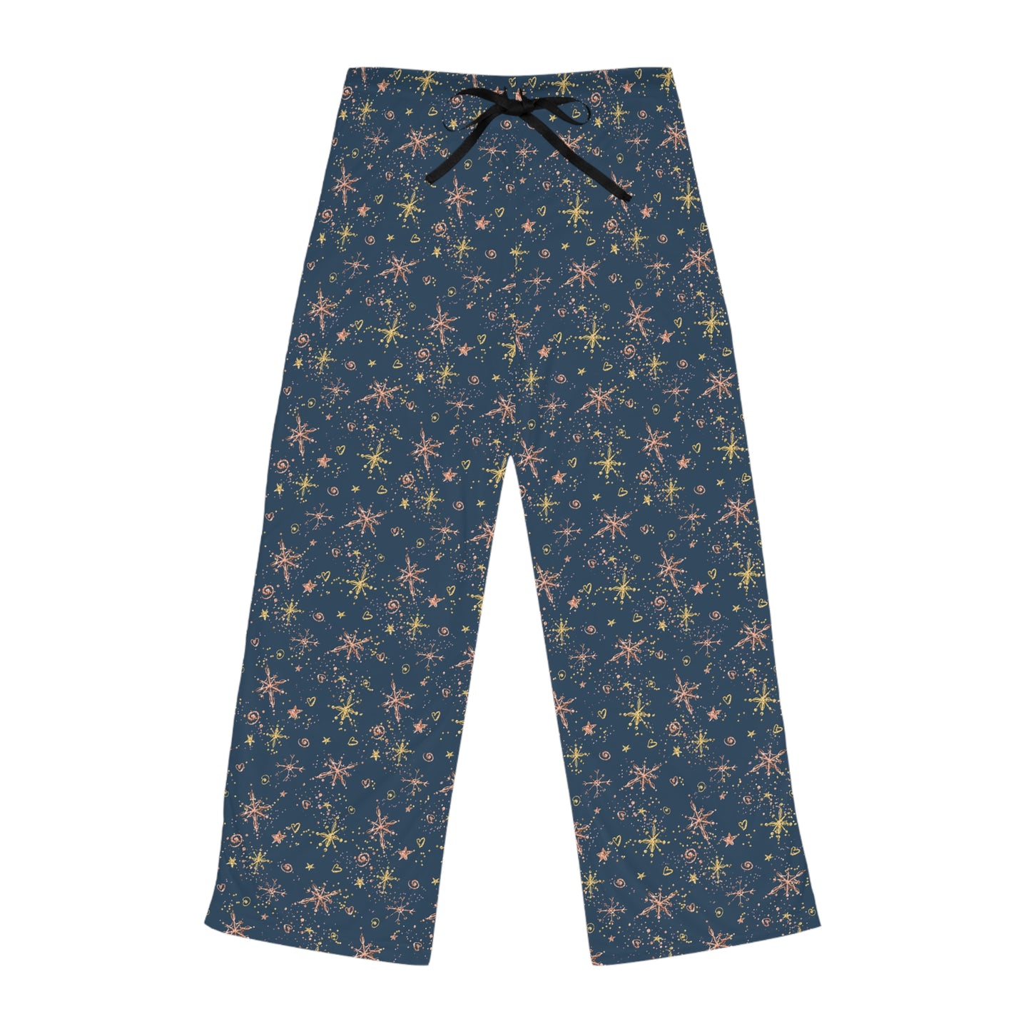 Women's Pyjama Pants, Christmas Stars, Sleepwear Bottoms